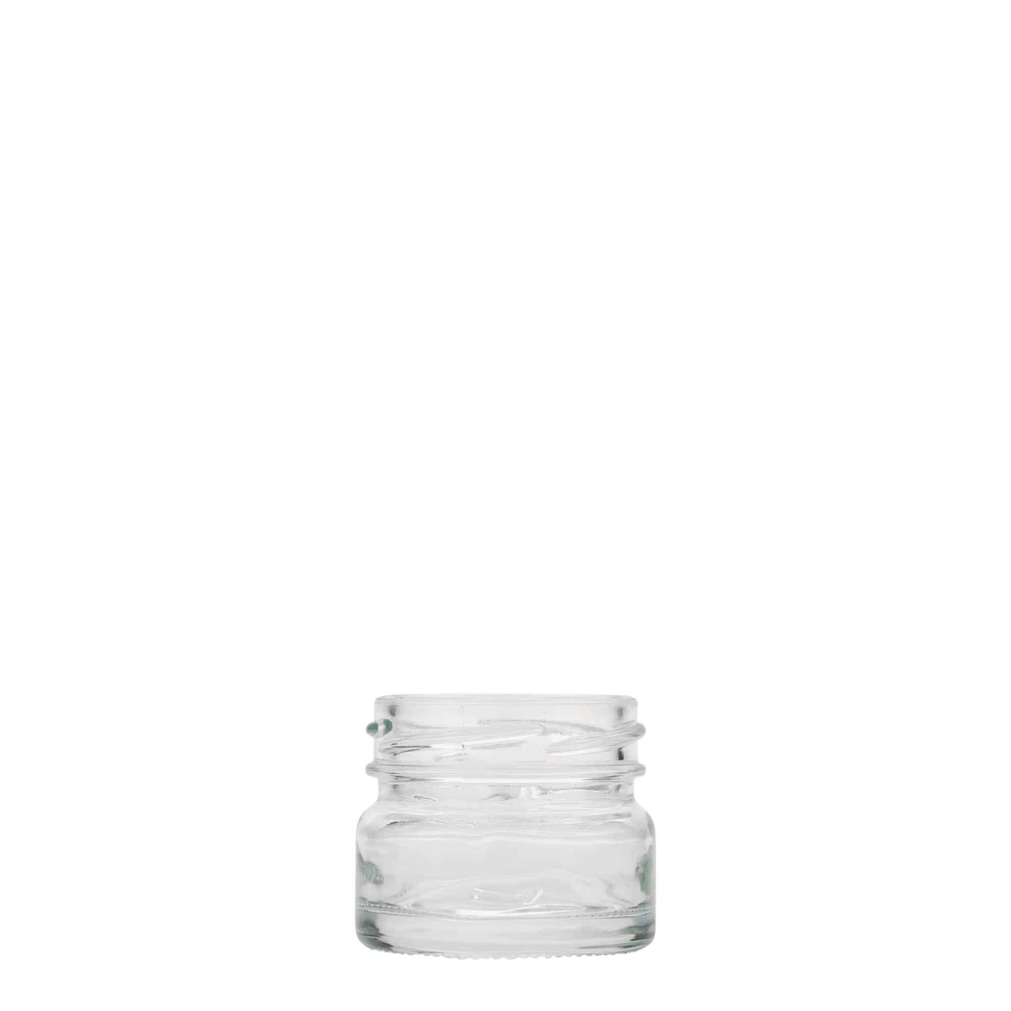30 ml flaches Rundglas, Mündung: Twist-Off (TO 43)
