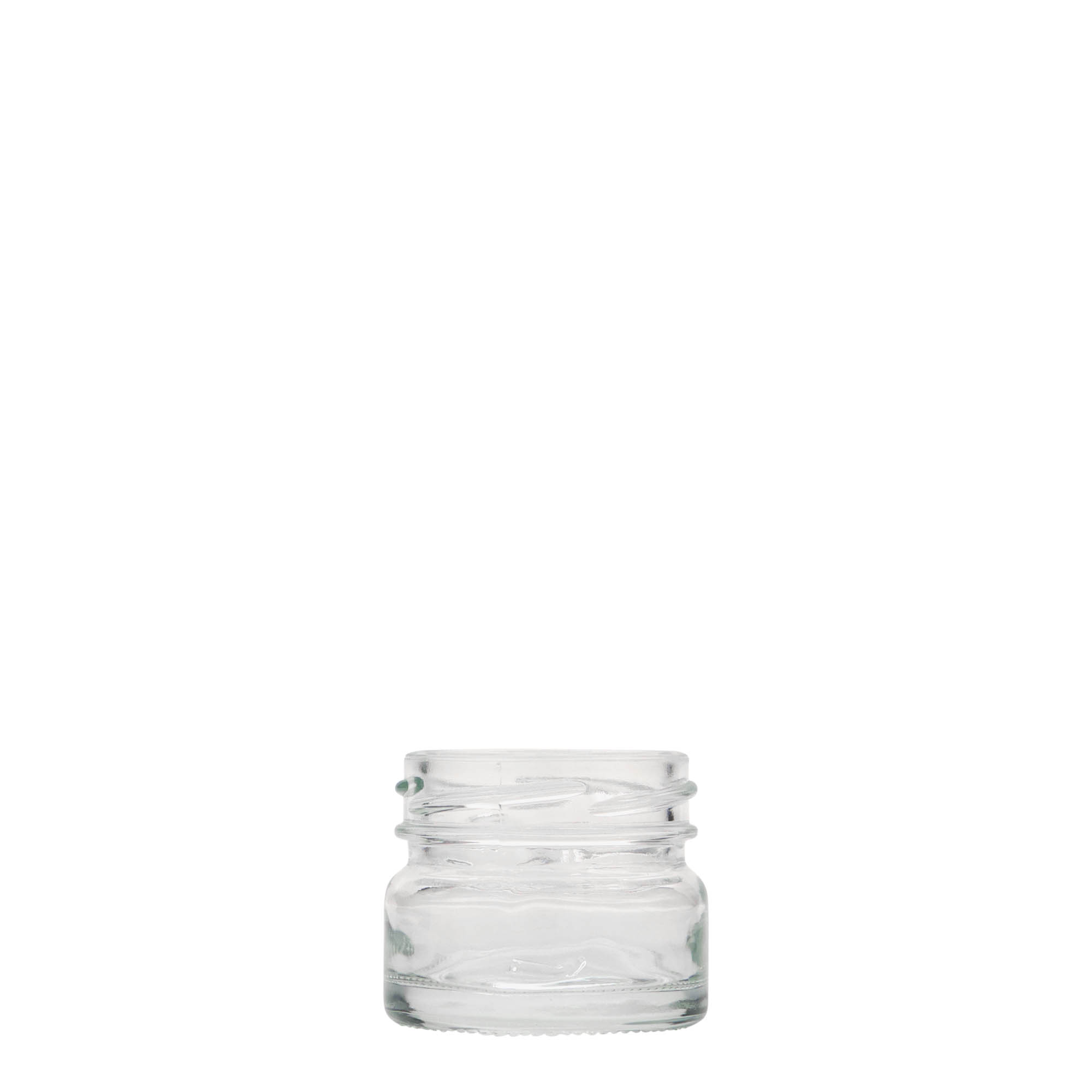 30 ml flaches Rundglas, Mündung: Twist-off (TO 43)