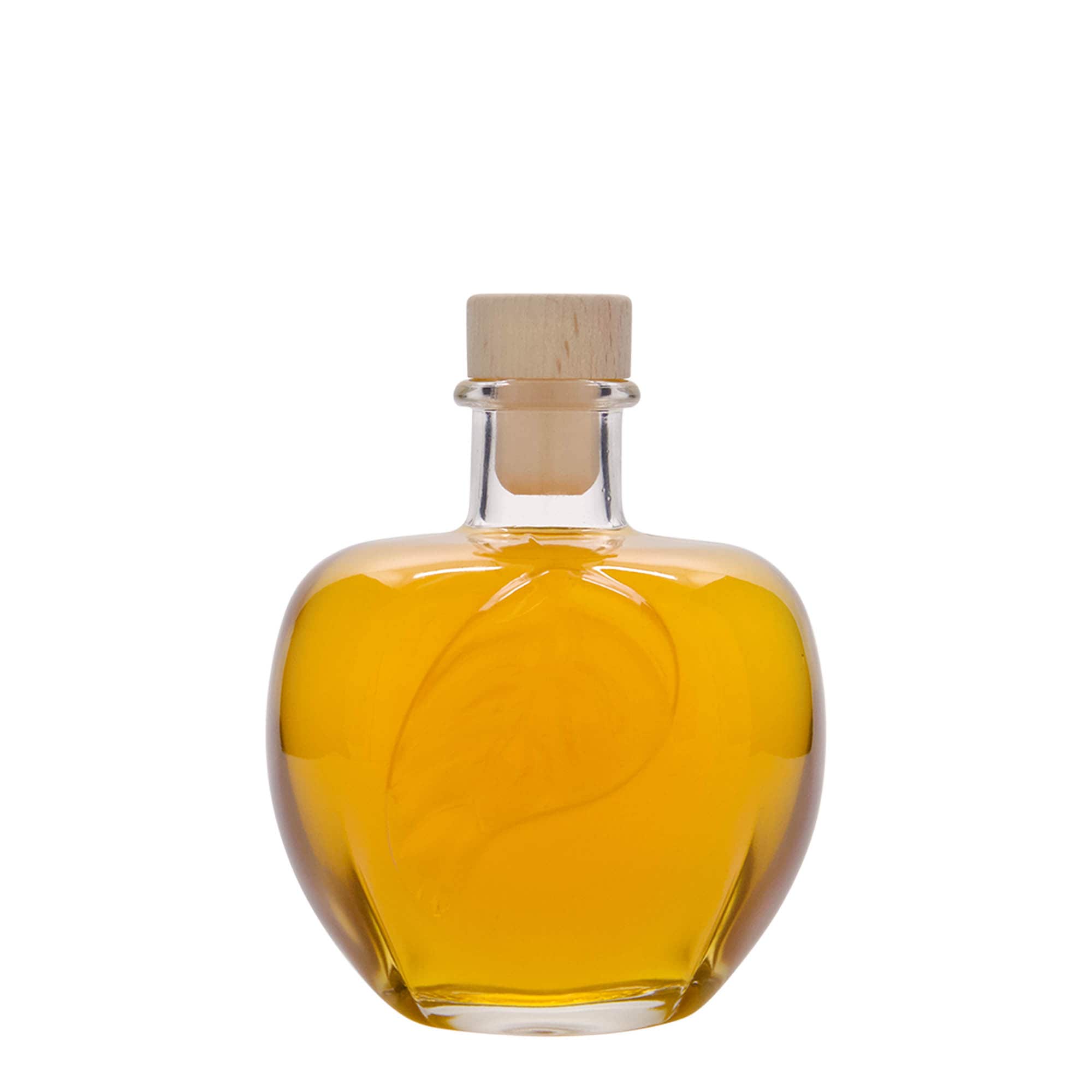 350 ml Glasflasche 'Apfel', Mündung: Kork