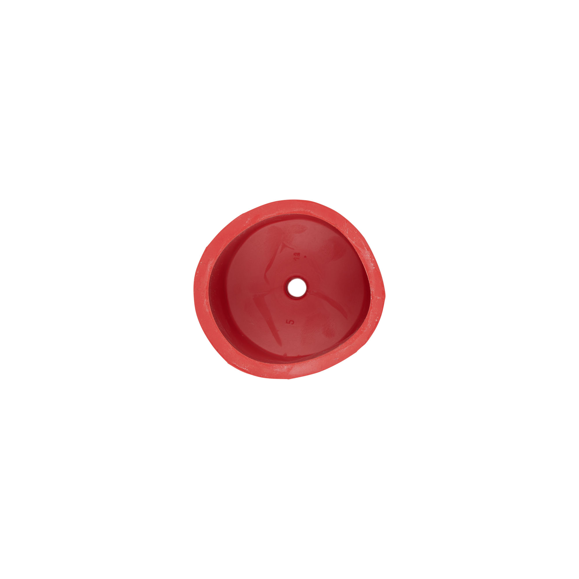 Gärkappe Typ 5, Gummi, rot Gärkappe Typ 5, Gummi, rot