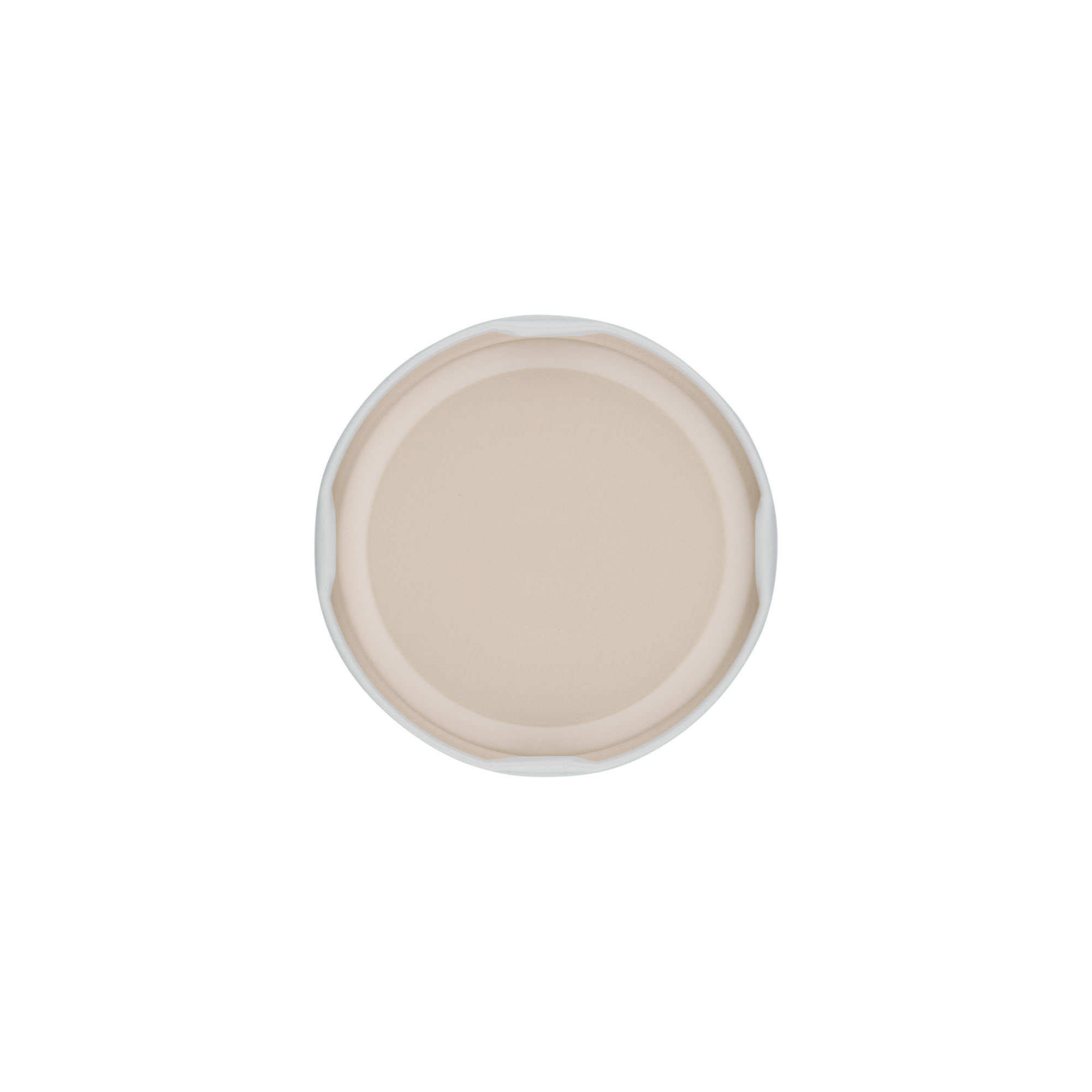 Twist-Off-Deckel, Weißblech, weiß, für Mündung: TO 66