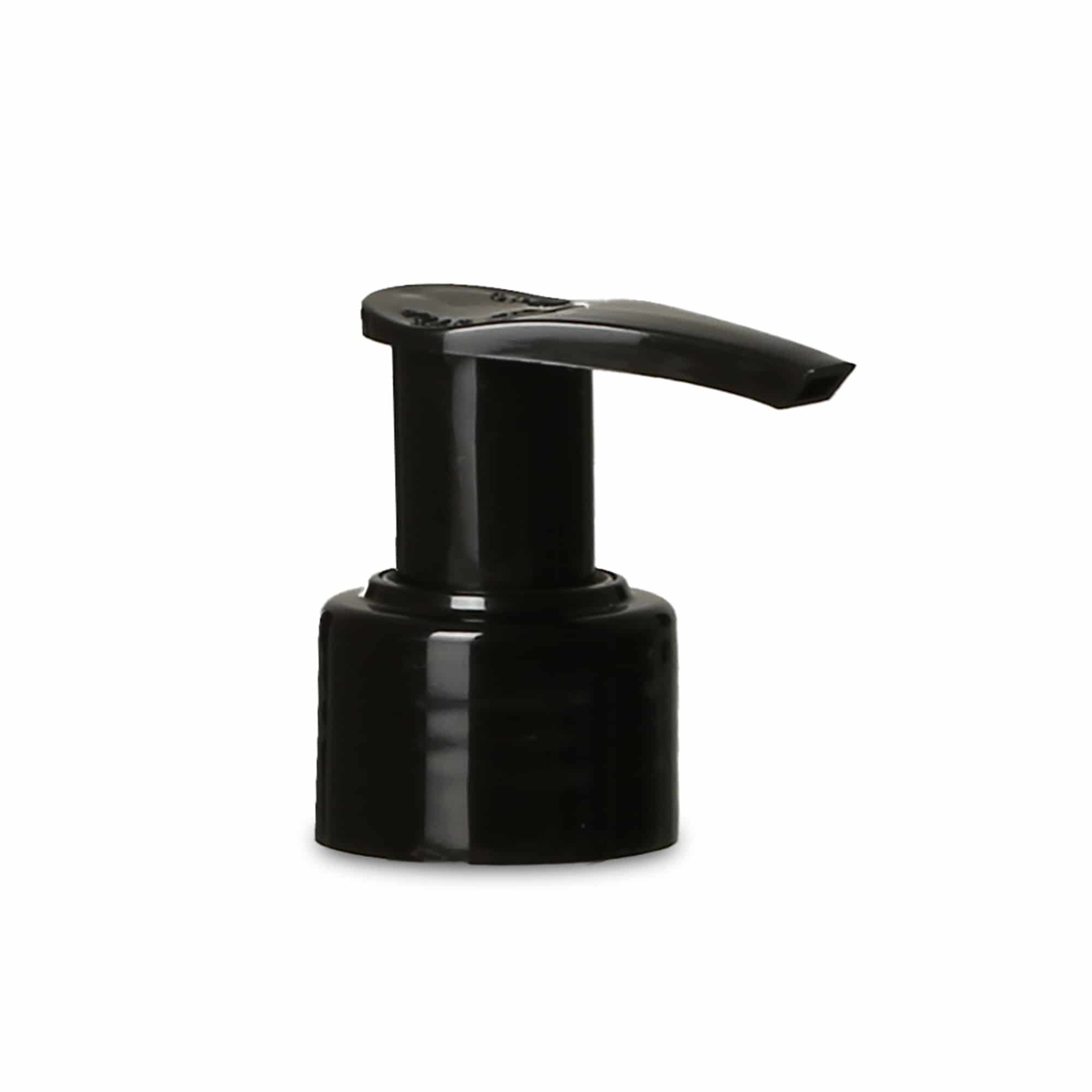 Schraubverschluss Dispenserpumpe, PP-Kunststoff, schwarz, für Mündung: PP 28