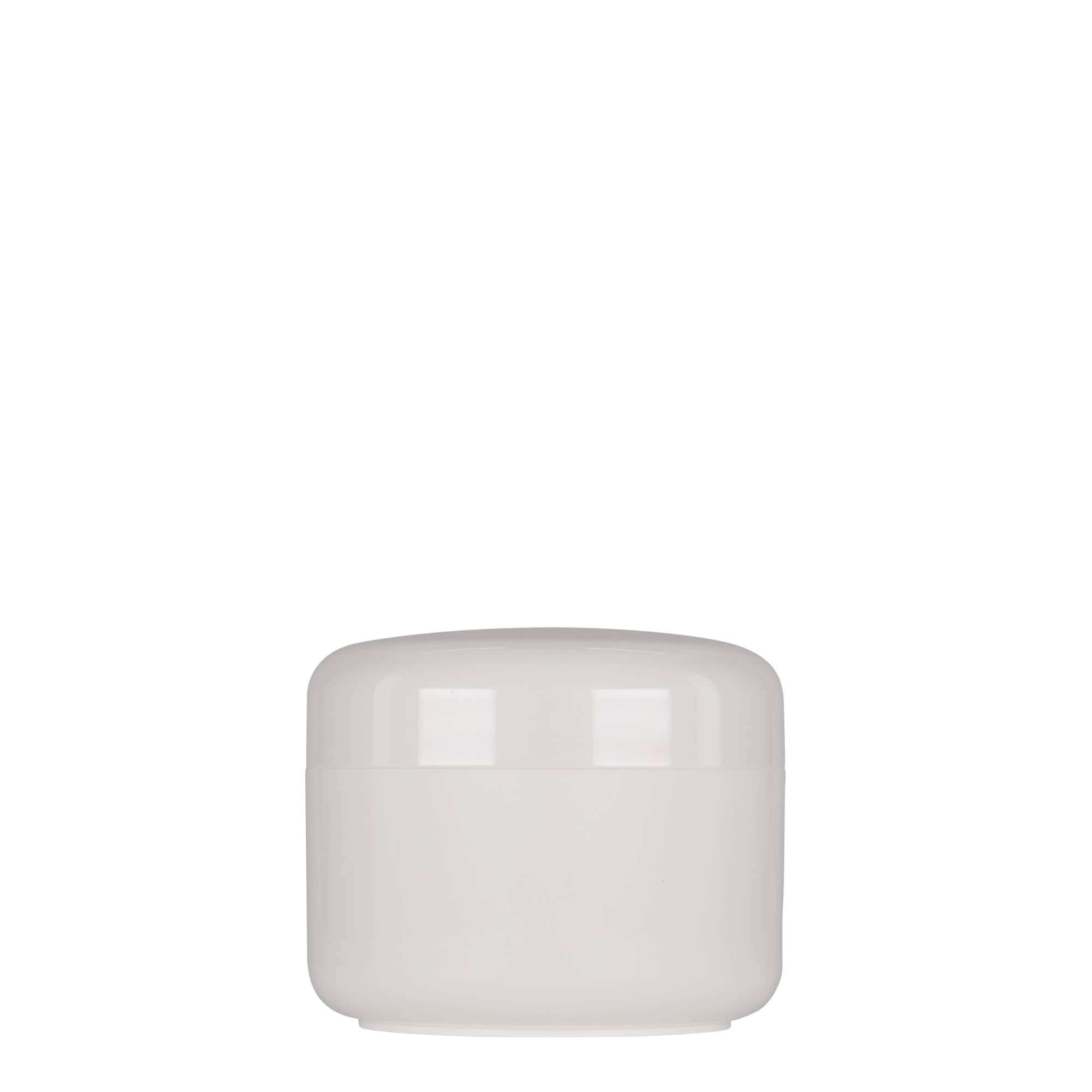 200 ml Kunststoffdose 'Bianca', PP, weiß, Mündung: Schraubverschluss