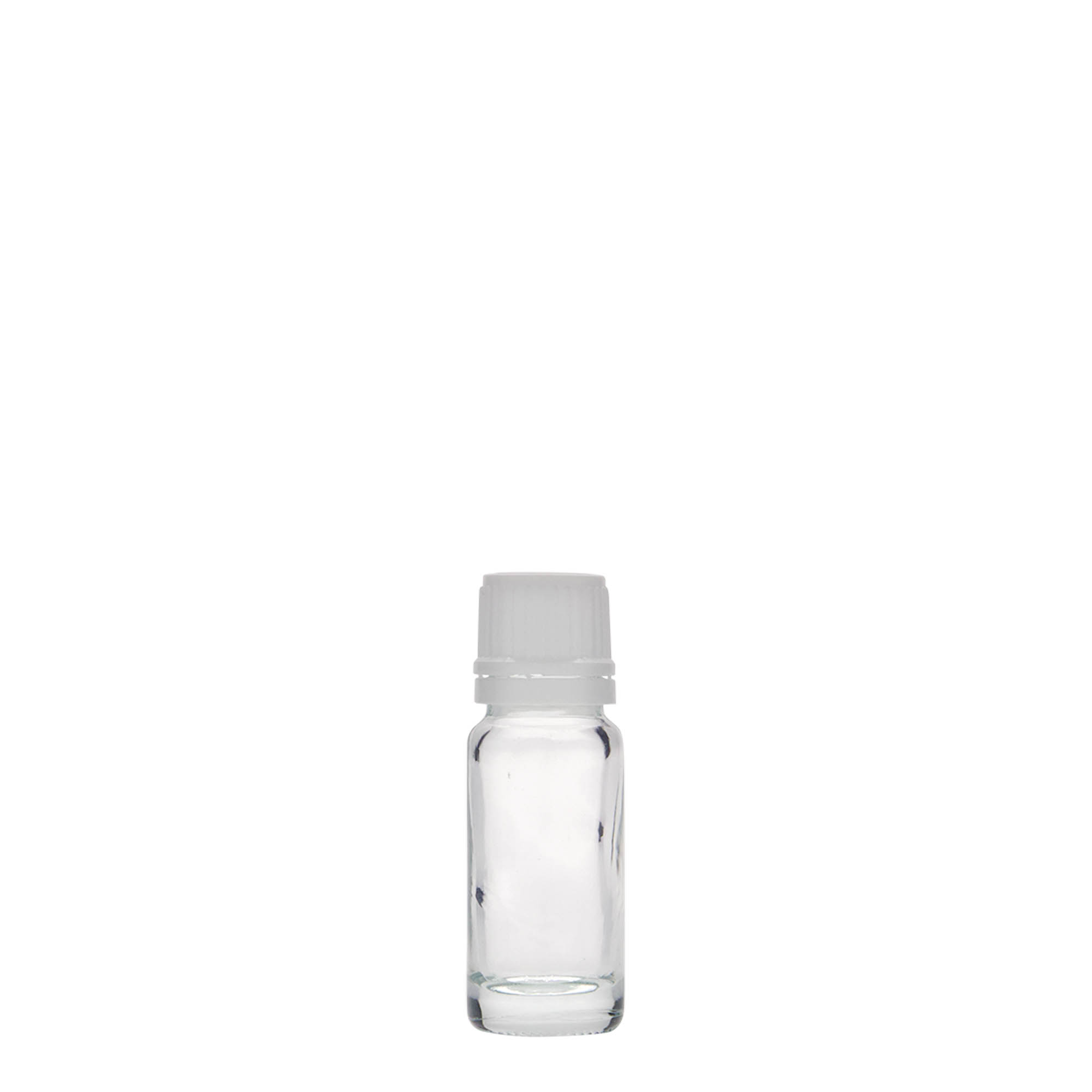 10 ml Medizinflasche, Glas, Mündung: DIN 18