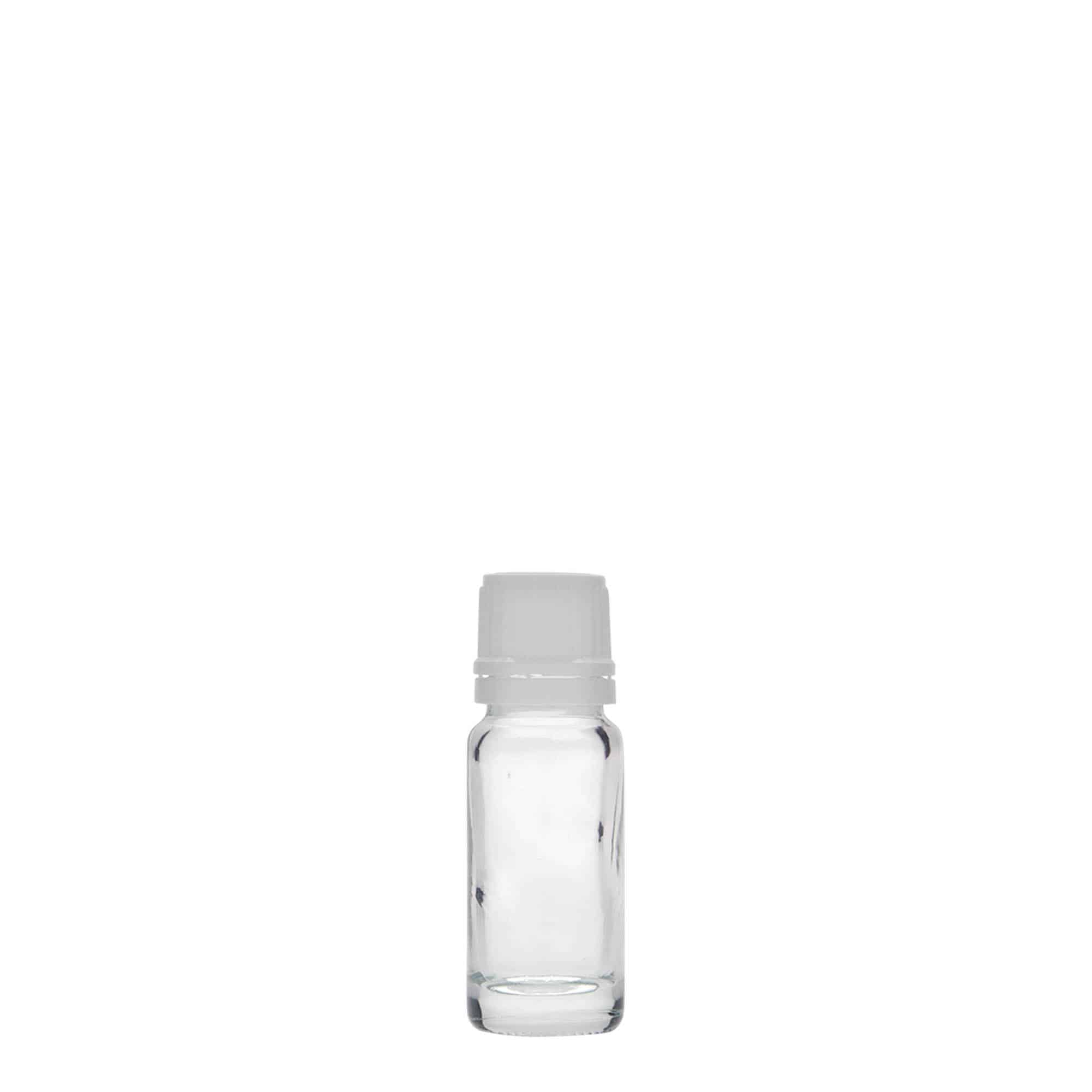 10 ml Medizinflasche, Glas, Mündung: DIN 18