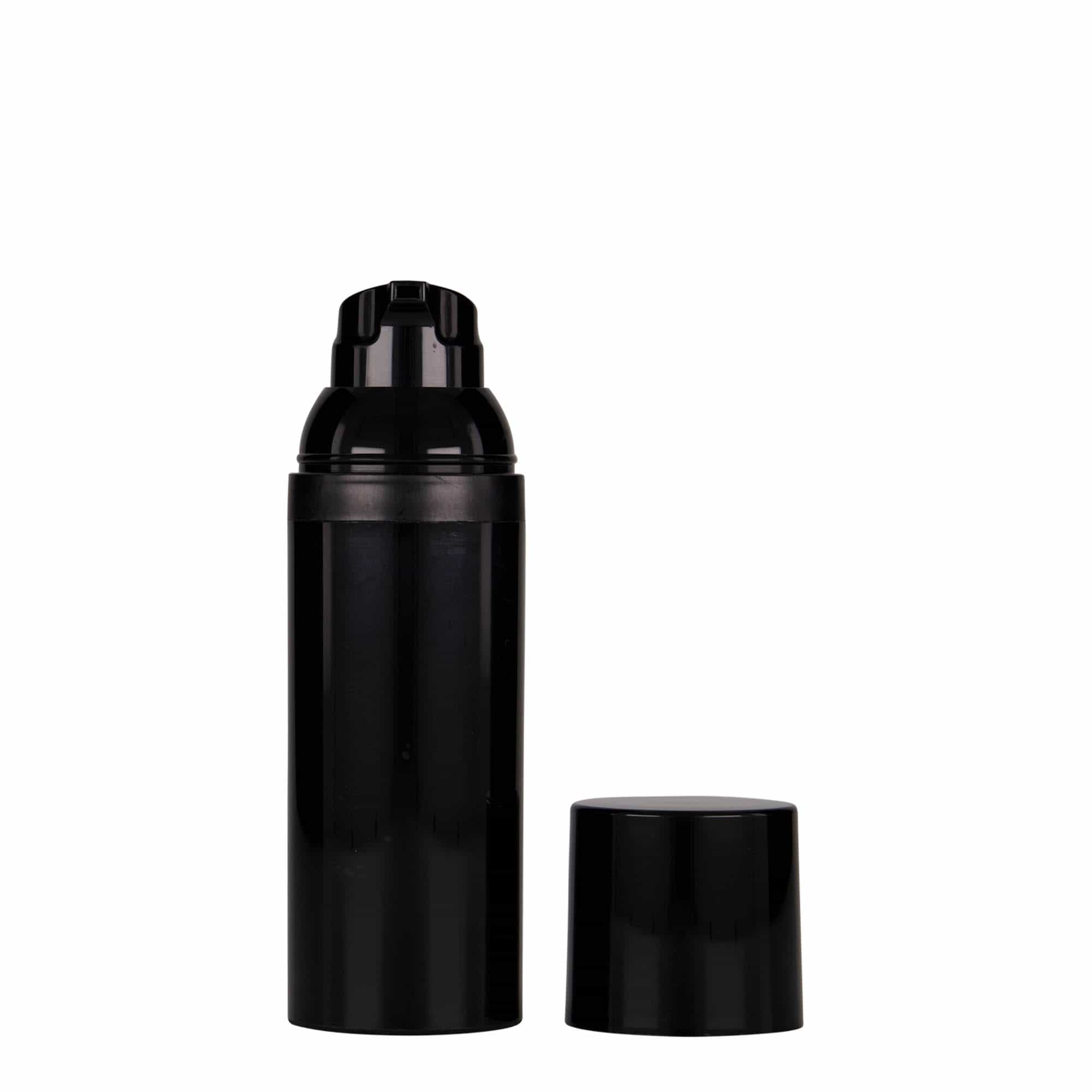 50 ml Airless Dispenser „Mezzo“, PP-Kunststoff, schwarz