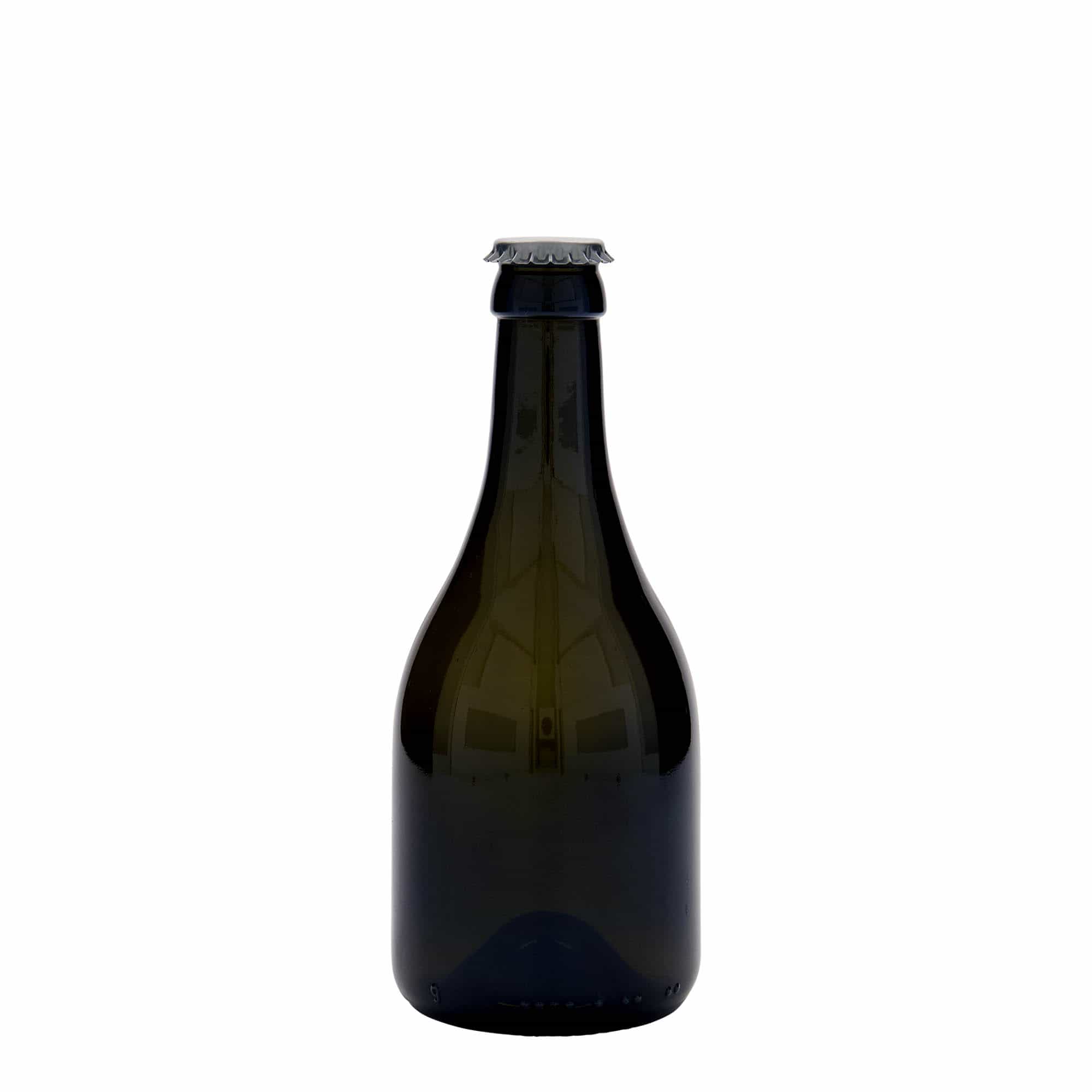 330 ml Bierflasche „Horta“, Glas, antikgrün, Mündung: Kronkorken
