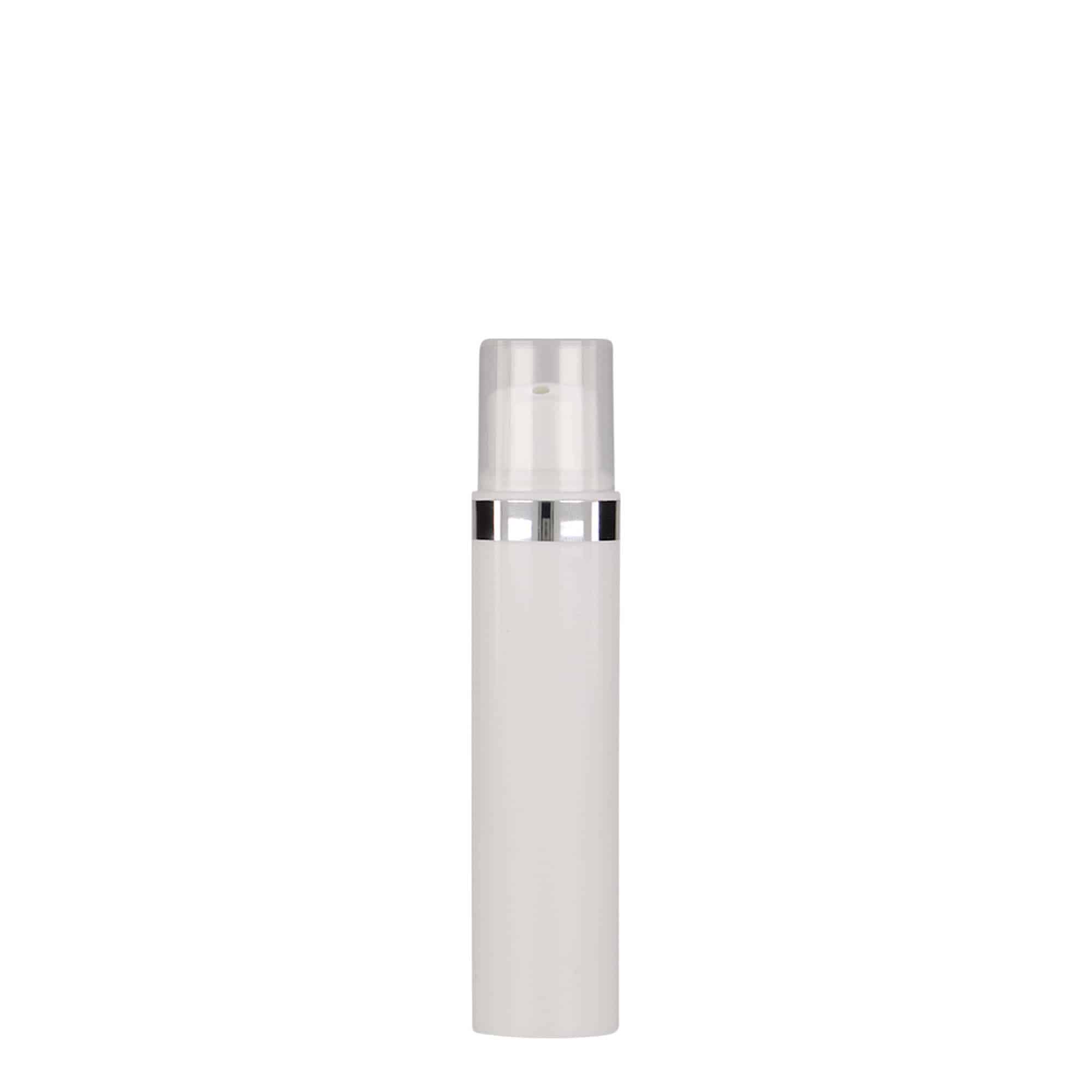 15 ml Airless Dispenser „Nano“, PP-Kunststoff, weiß
