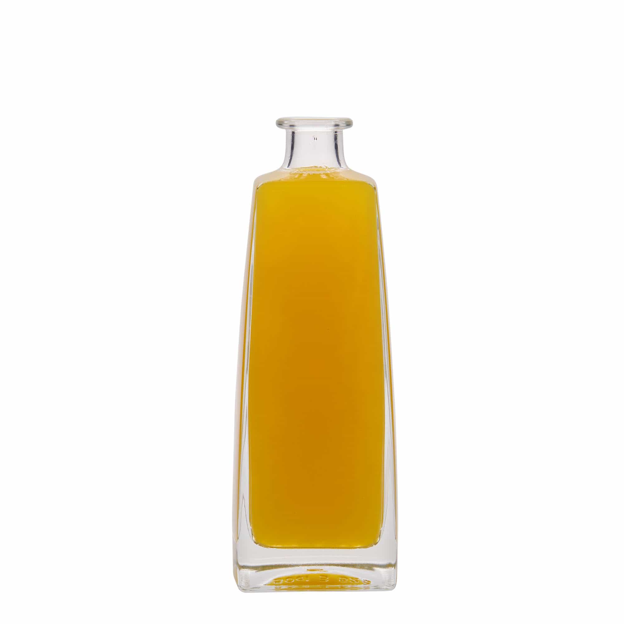 500 ml Glasflasche 'Timmy', rechteckig, Mündung: Kork 500 ml Glasflasche 'Timmy', rechteckig, Mündung: Kork