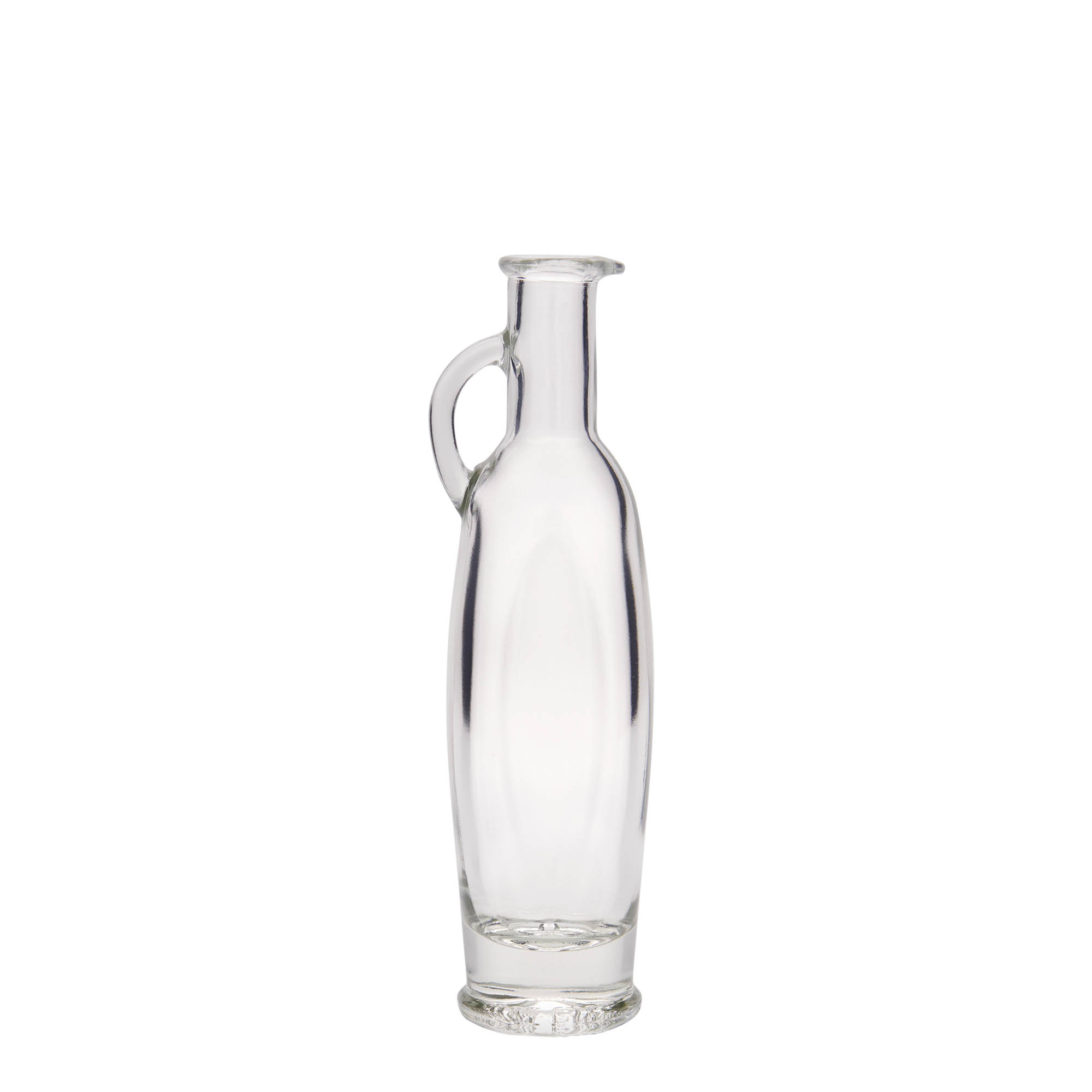 100 ml Glasflasche 'Eleganta', oval, Mündung: Kork