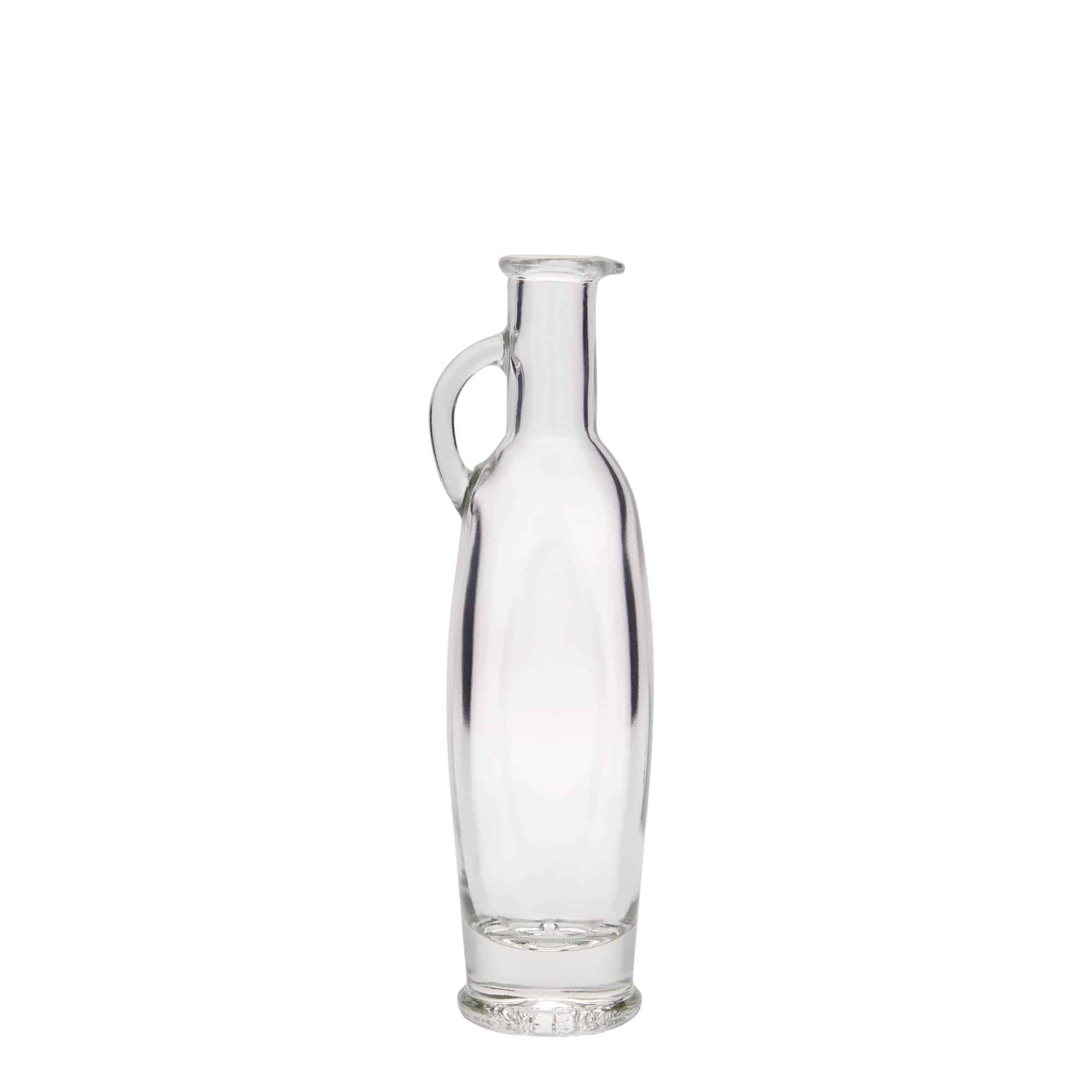100 ml Glasflasche 'Eleganta', oval, Mündung: Kork 100 ml Glasflasche 'Eleganta', oval, Mündung: Kork