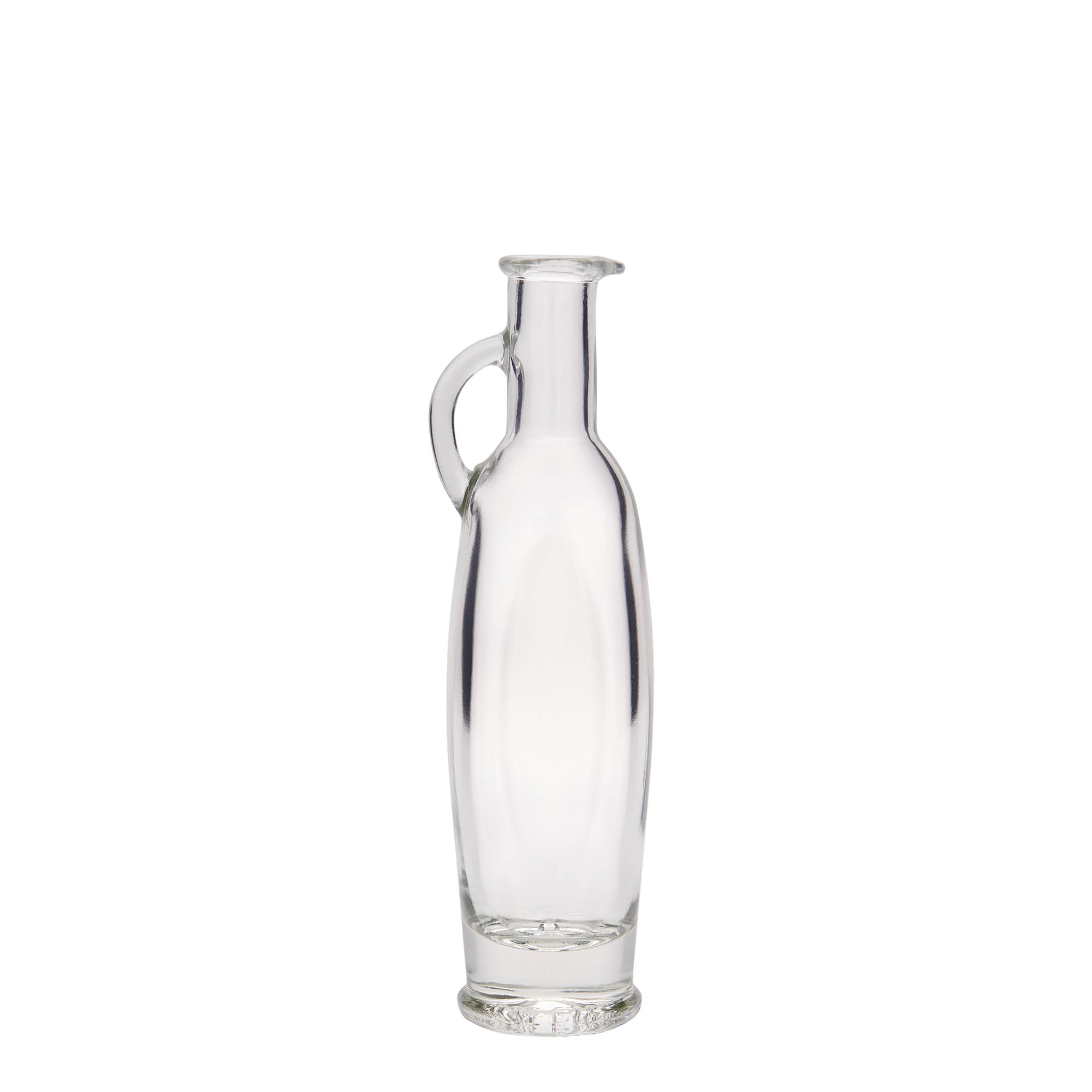 100 ml Glasflasche 'Eleganta', oval, Mündung: Kork 100 ml Glasflasche 'Eleganta', oval, Mündung: Kork