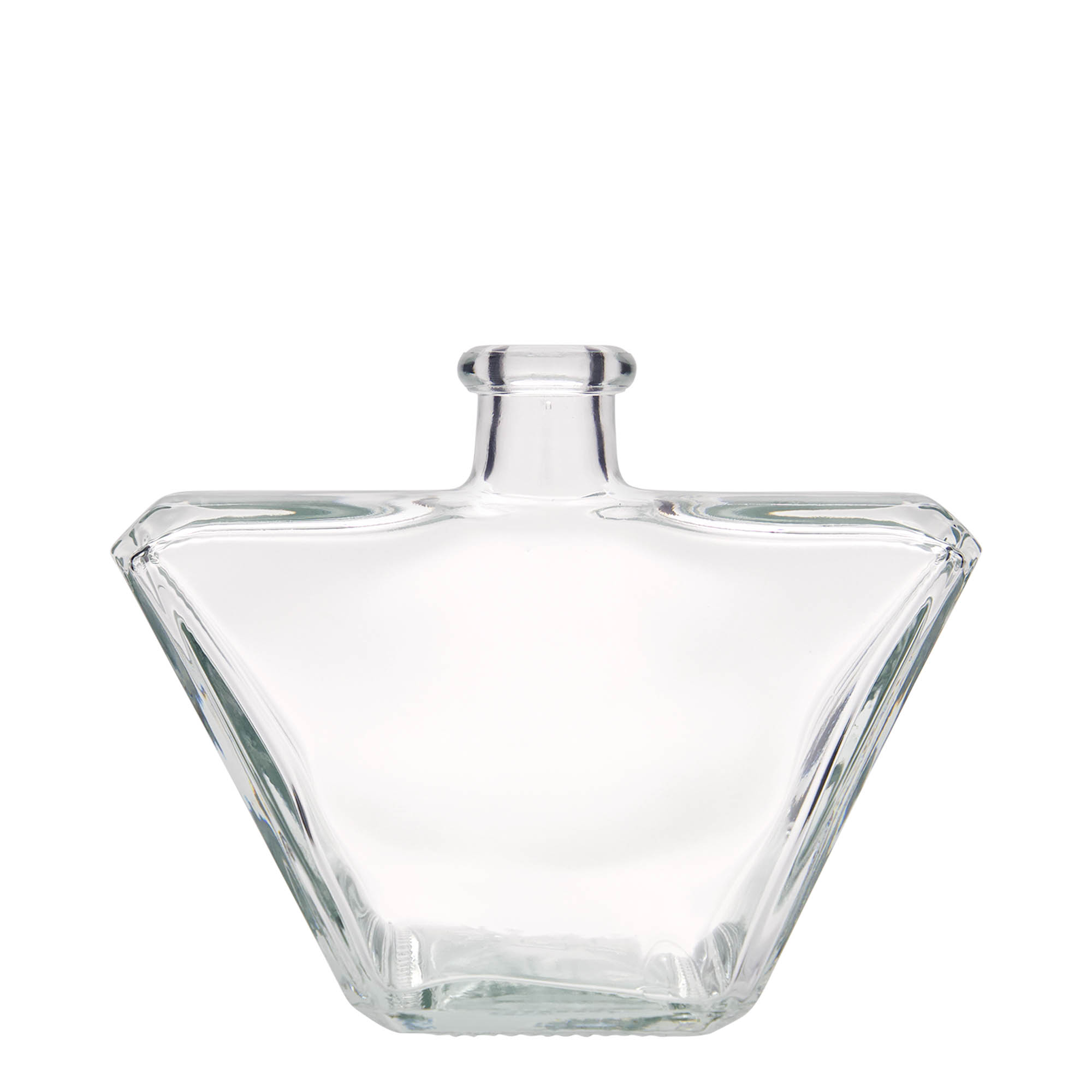 500 ml Glasflasche „Charly“, rechteckig, Mündung: Kork