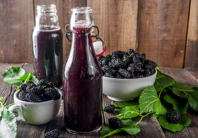 Brombeerlikör-Rezept Brombeerlikör-Rezept