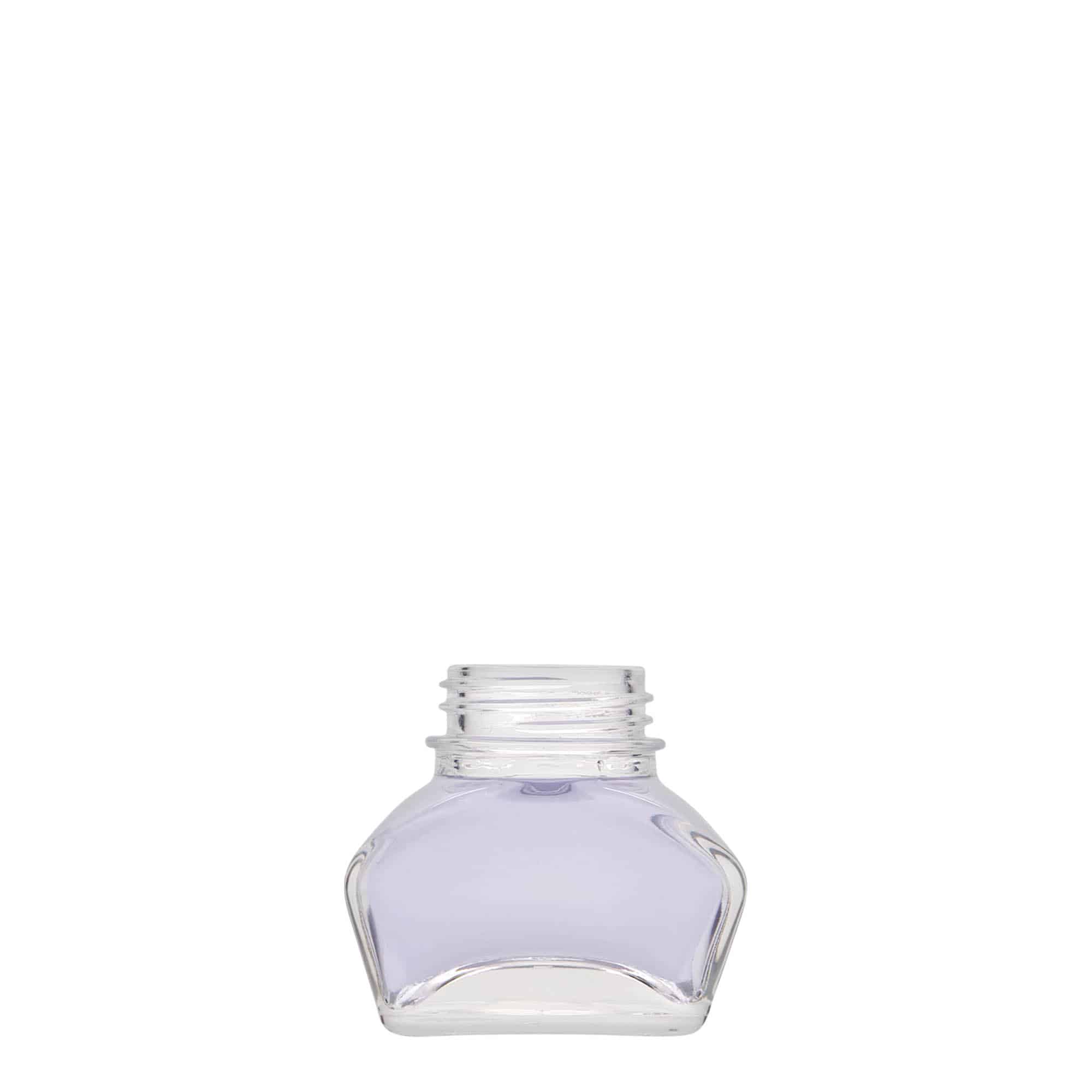 30 ml Tintenfass, rechteckig, Mündung: Schraubverschluss 30 ml Tintenfass, rechteckig, Mündung: Schraubverschluss