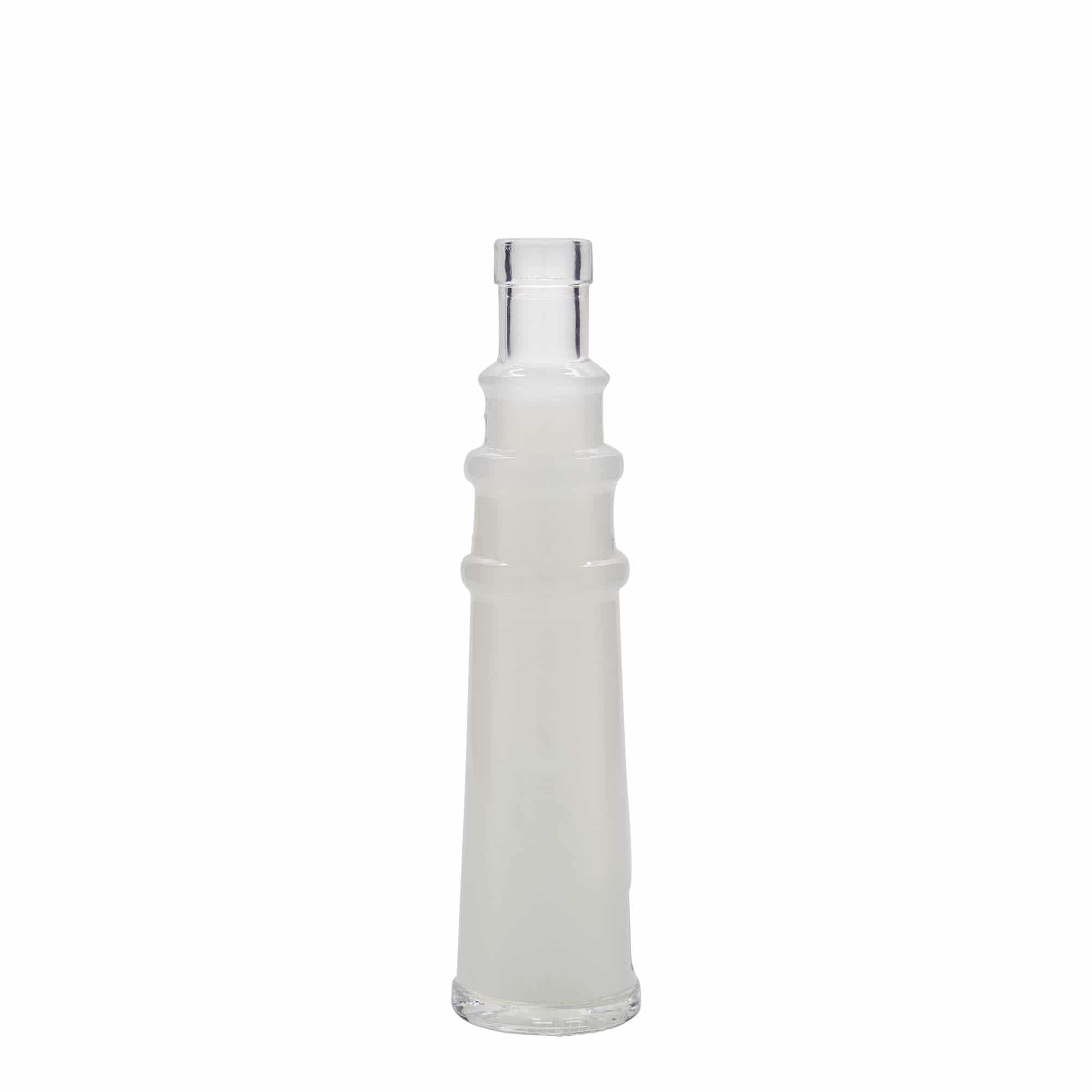 100 ml Glasflasche 'Leuchtturm', Mündung: Kork 100 ml Glasflasche 'Leuchtturm', Mündung: Kork