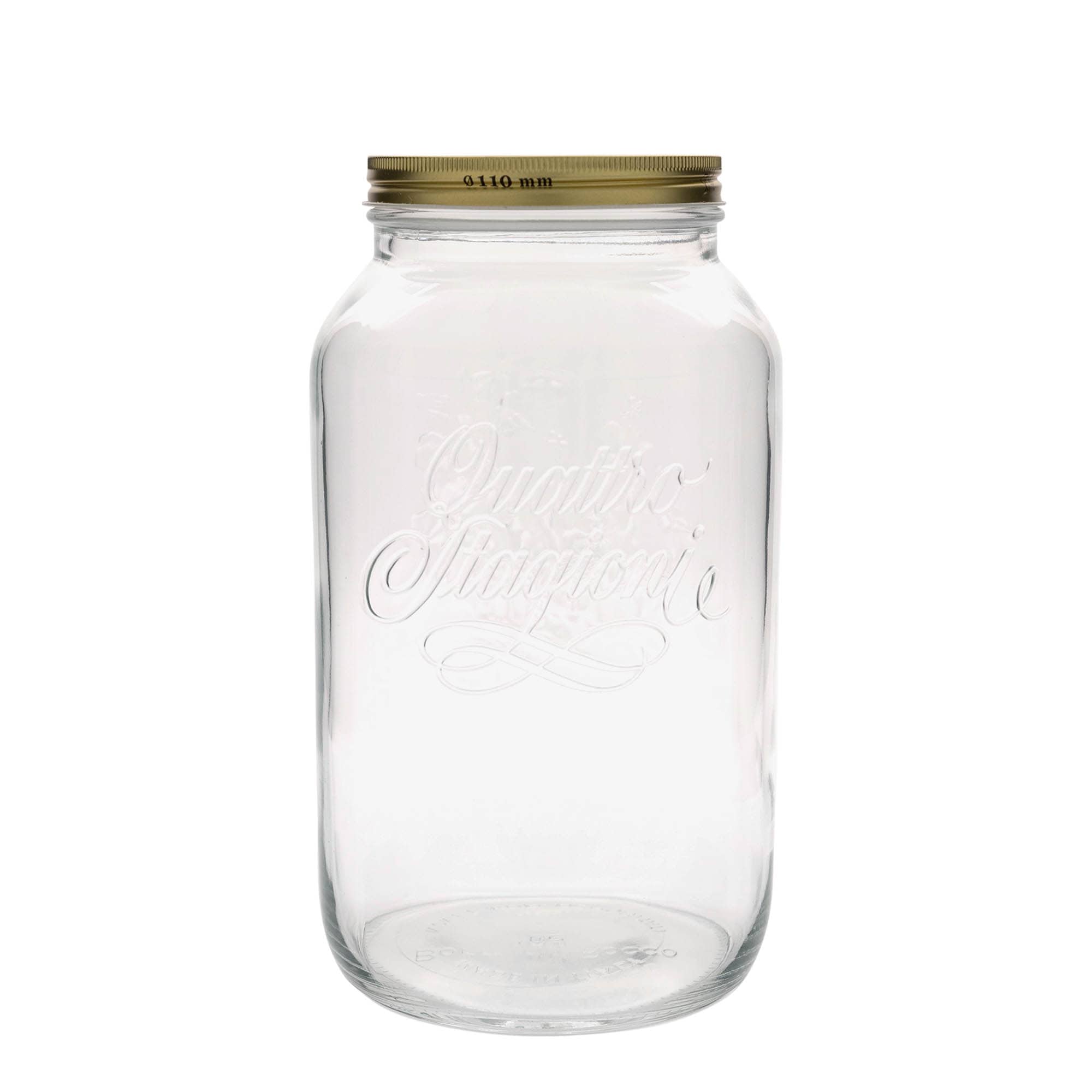 3.800 ml Glas „Quattro Stagioni“, Mündung: Schraubverschluss