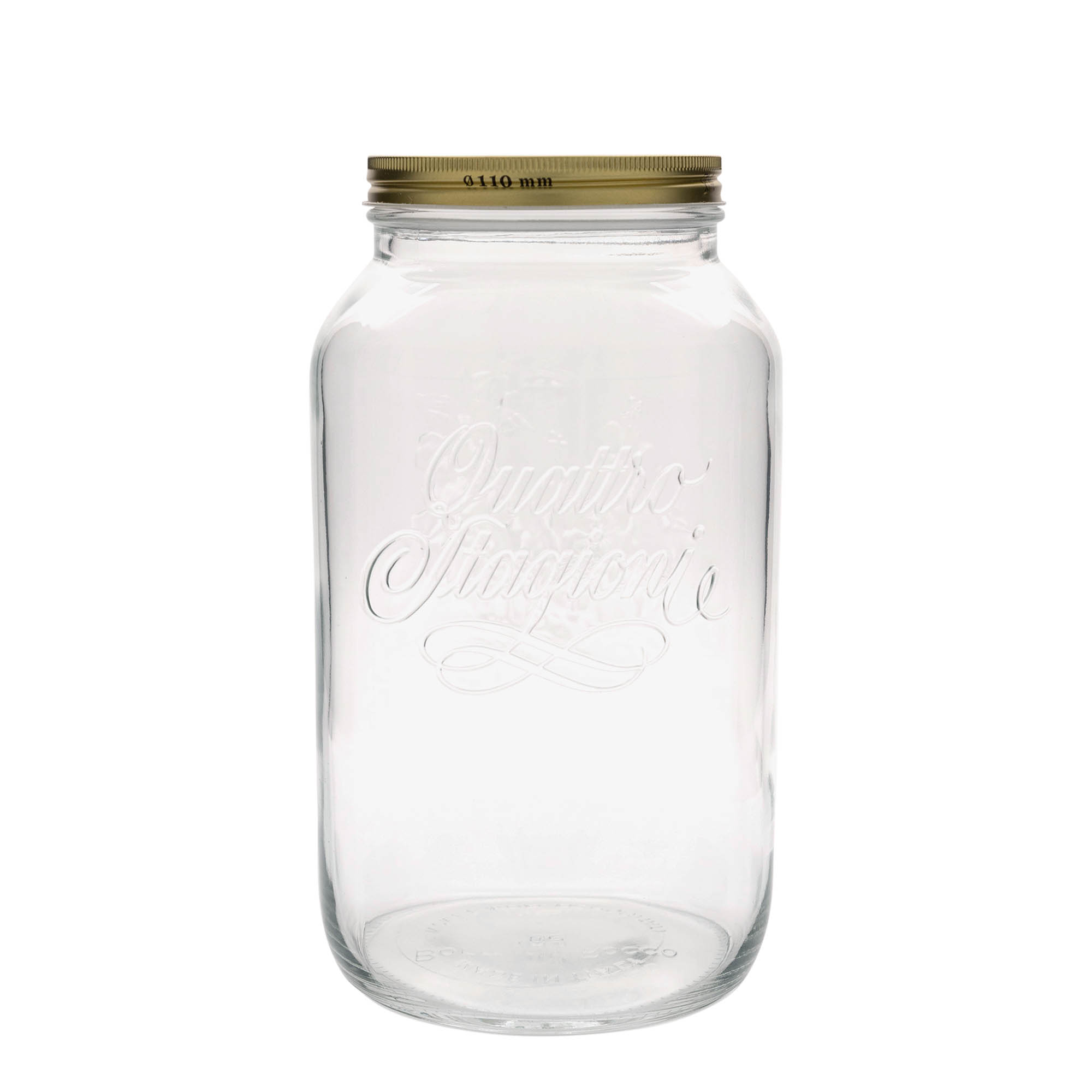 3.800 ml Glas „Quattro Stagioni“, Mündung: Schraubverschluss