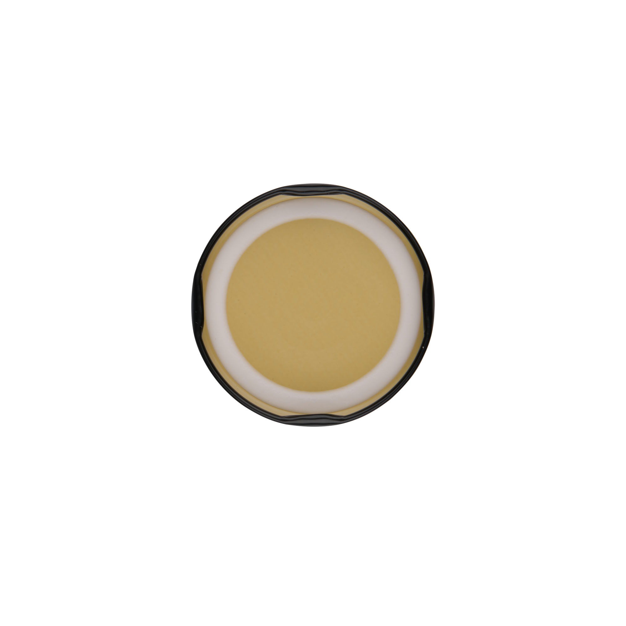 Twist-Off-Deckel, Weißblech, schwarz, für Mündung: TO 58