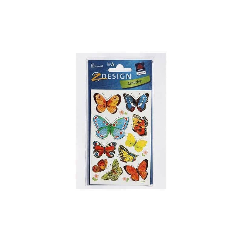 Zweckform Sticker 'Schmetterlinge', mehrfarbig