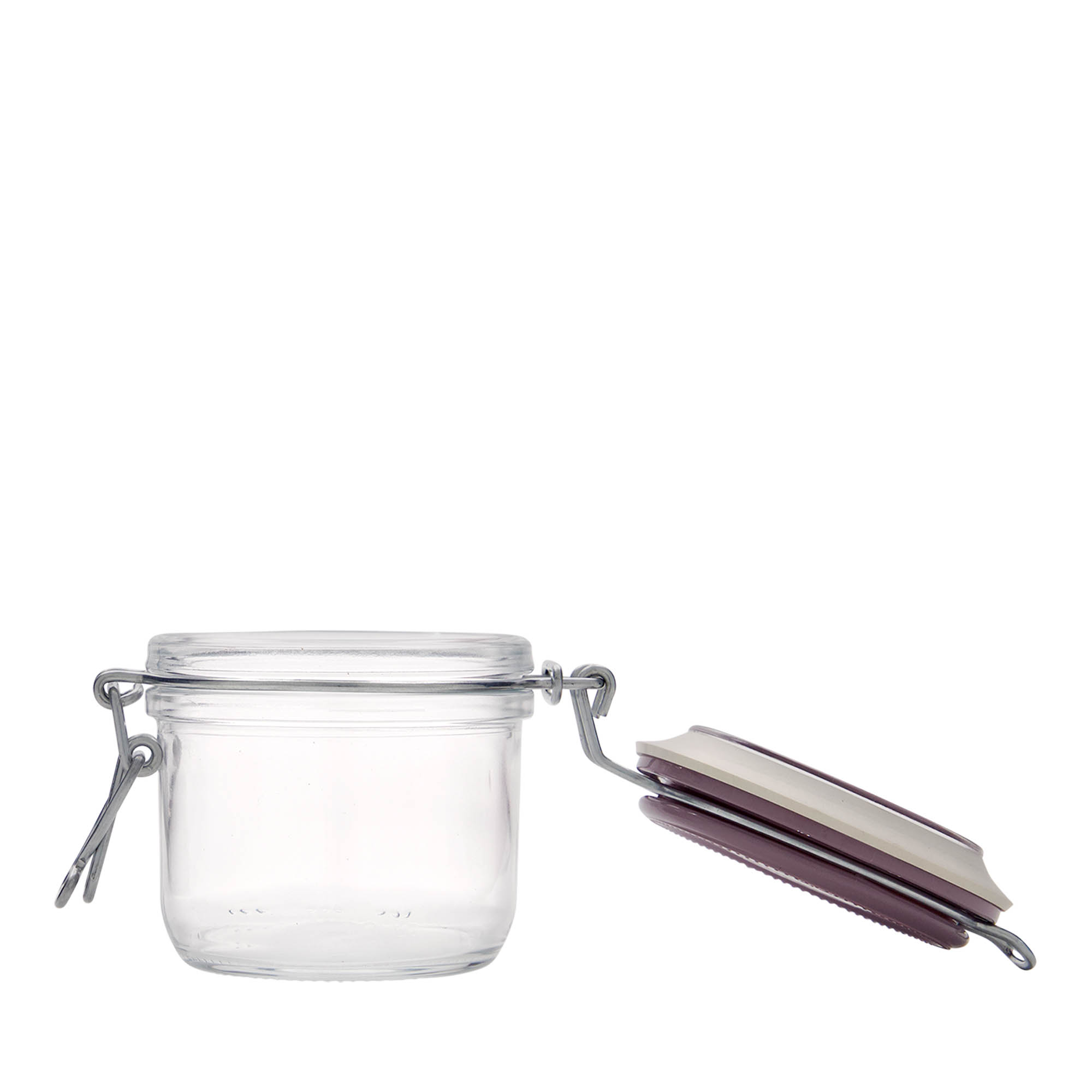 200 ml Drahtbügelglas 'Fido', violett, Mündung: Drahtbügelverschluss 200 ml Drahtbügelglas 'Fido', violett, Mündung: Drahtbügelverschluss