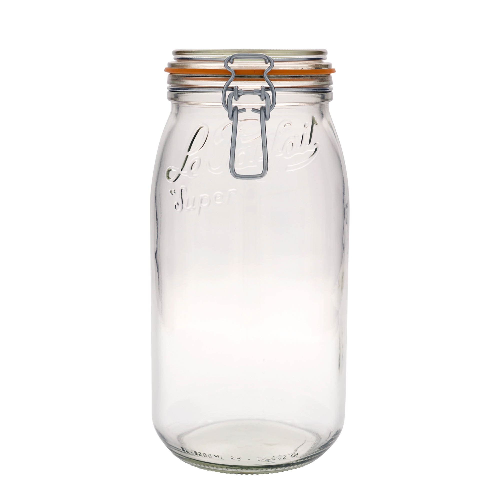 3.000 ml Drahtbügelglas 'Le Parfait Super Bocal', Mündung: Drahtbügelverschluss 3.000 ml Drahtbügelglas 'Le Parfait Super Bocal', Mündung: Drahtbügelverschluss