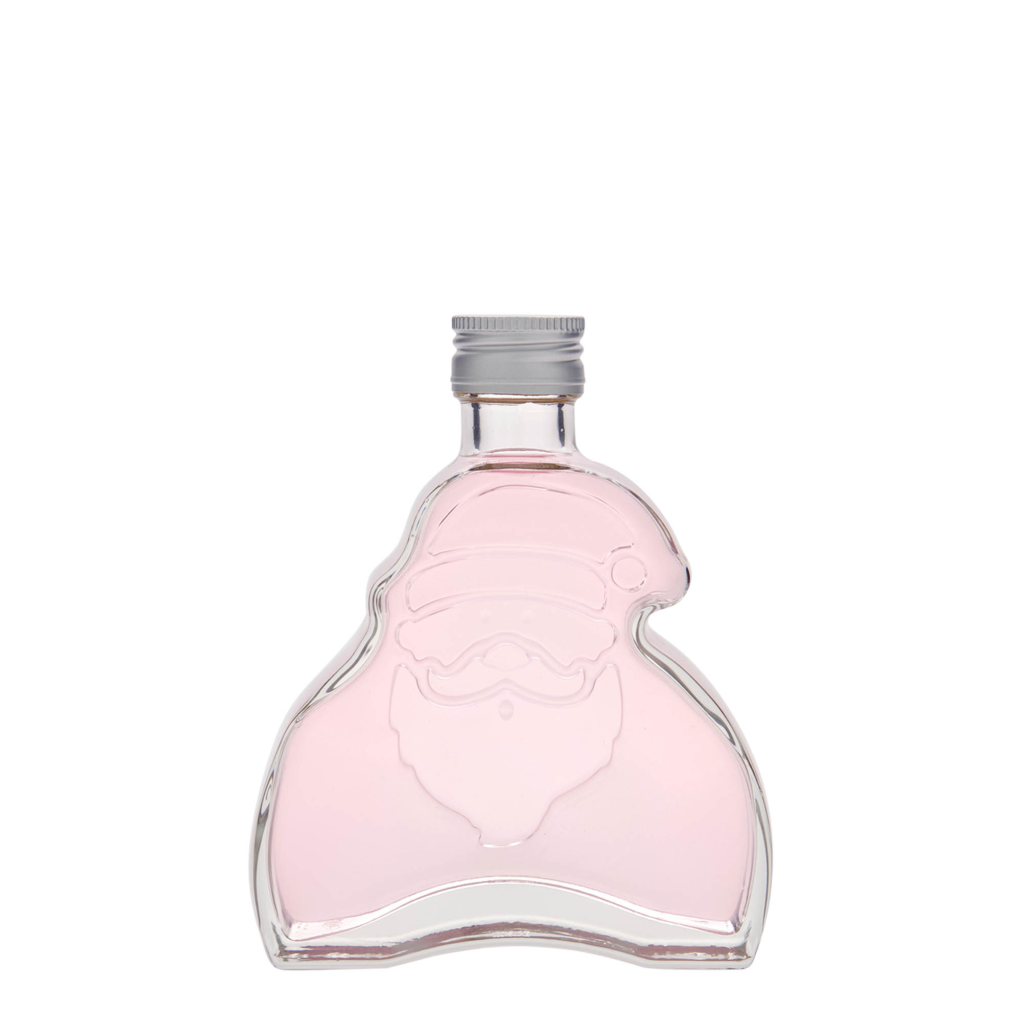 200 ml Glasflasche 'Santa Claus', Mündung: PP 28 200 ml Glasflasche 'Santa Claus', Mündung: PP 28