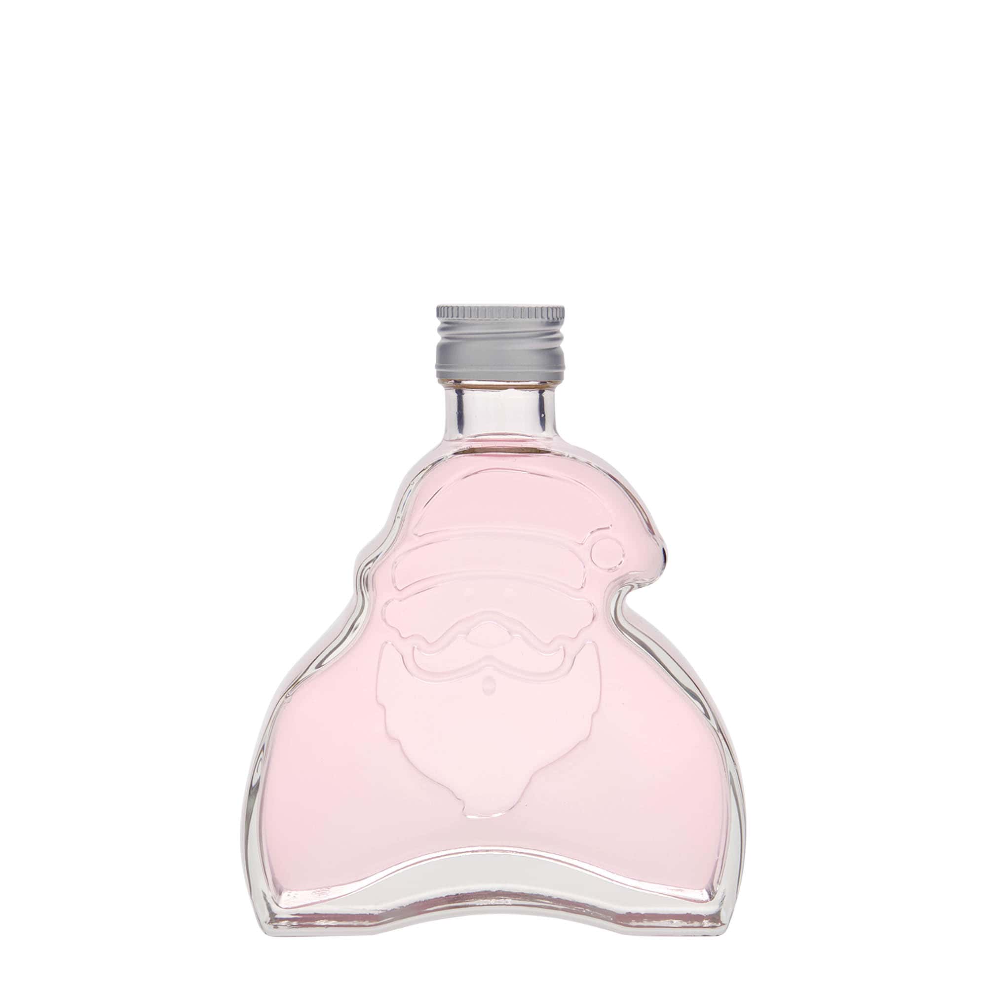 200 ml Glasflasche 'Santa Claus', Mündung: PP 28