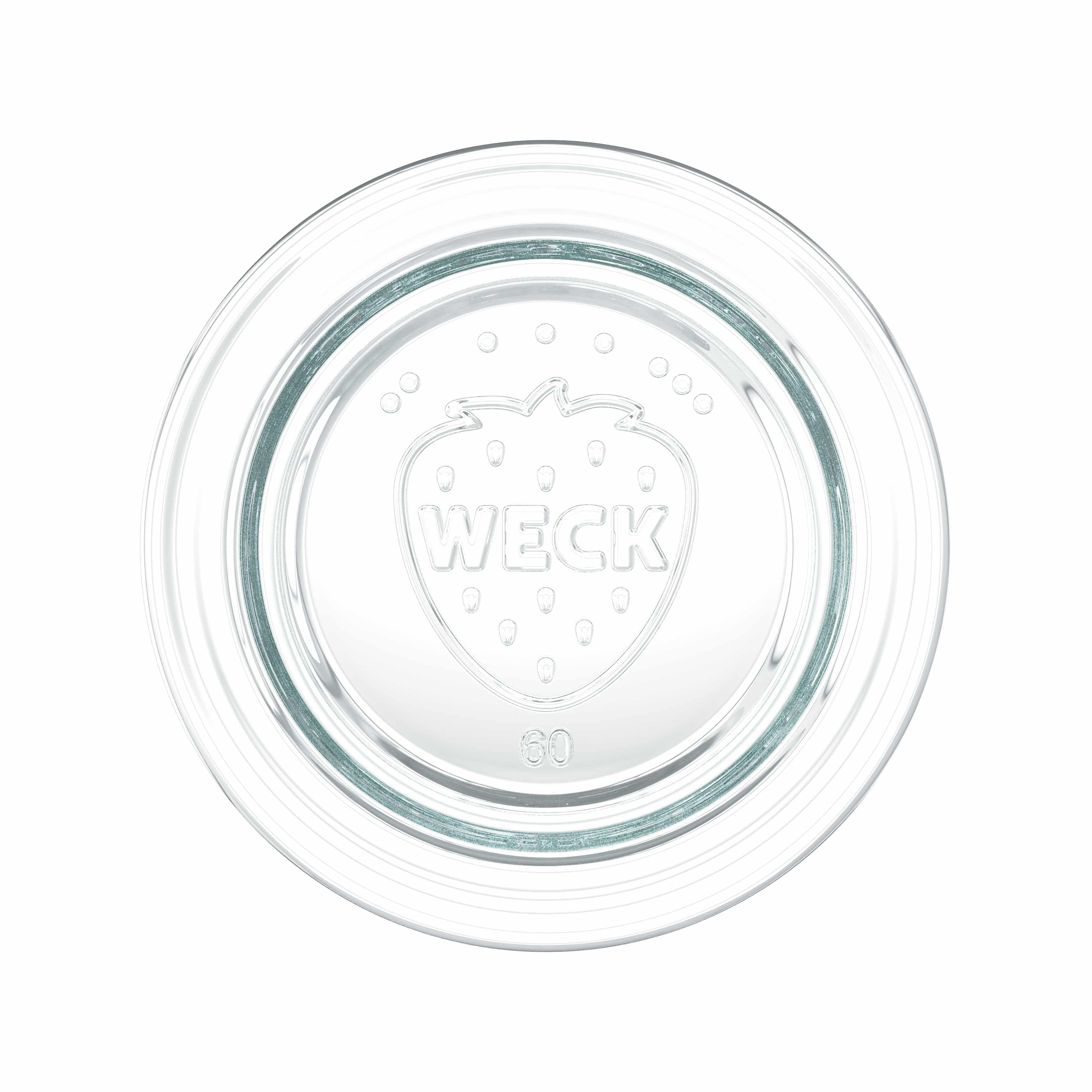 12x 80 ml WECK-Sturzglas mit Glasdeckel RR 60