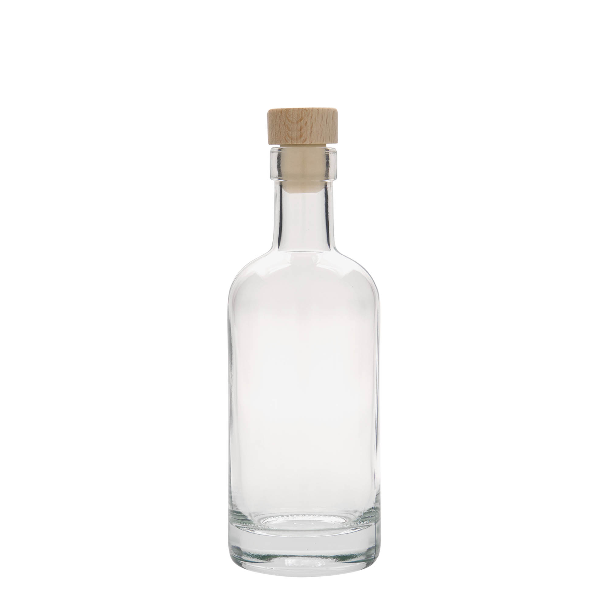 250 ml Glasflasche 'Linea Uno', Mündung: Kork 250 ml Glasflasche 'Linea Uno', Mündung: Kork
