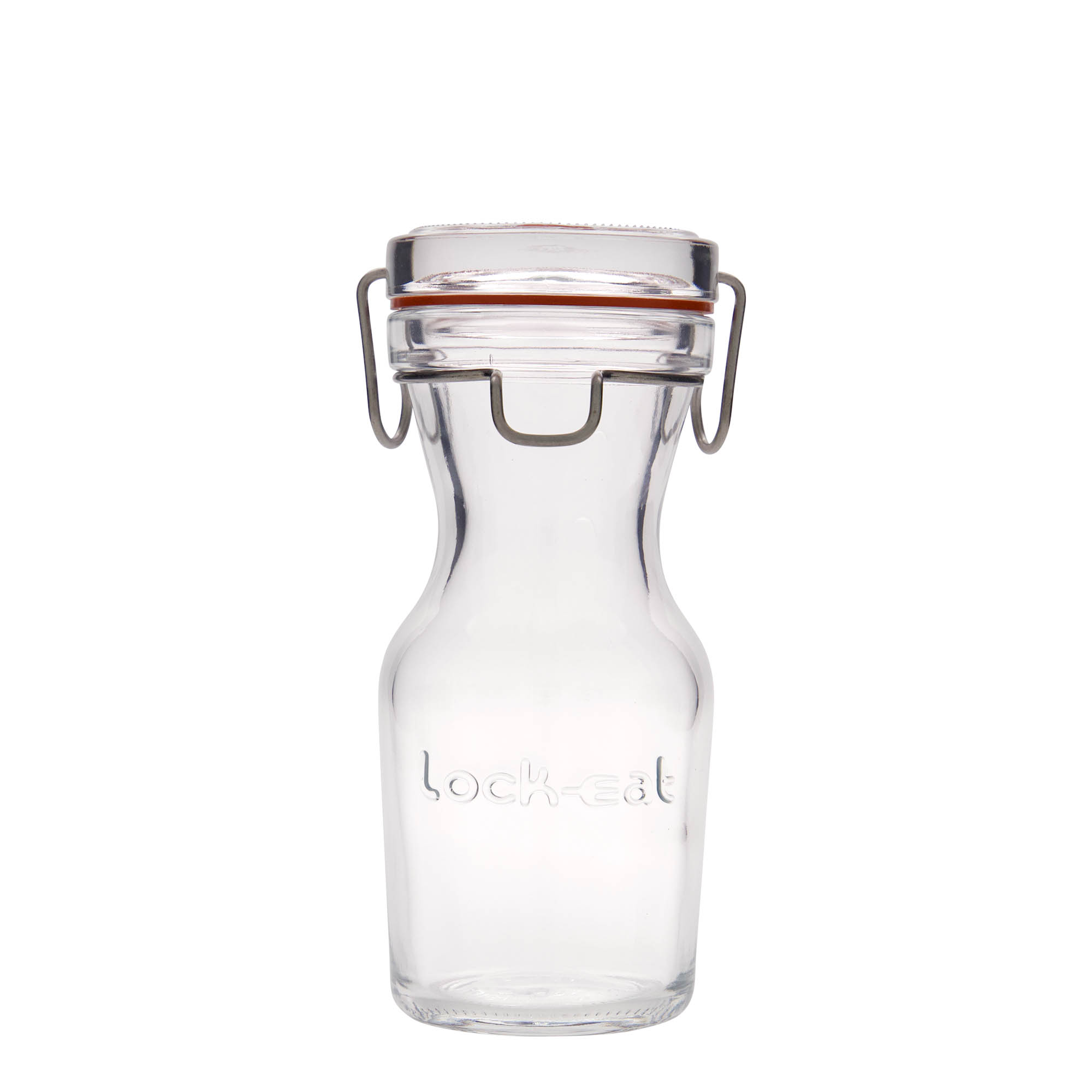 250 ml Glaskaraffe 'Lock-Eat', Mündung: Drahtbügelverschluss 250 ml Glaskaraffe 'Lock-Eat', Mündung: Drahtbügelverschluss
