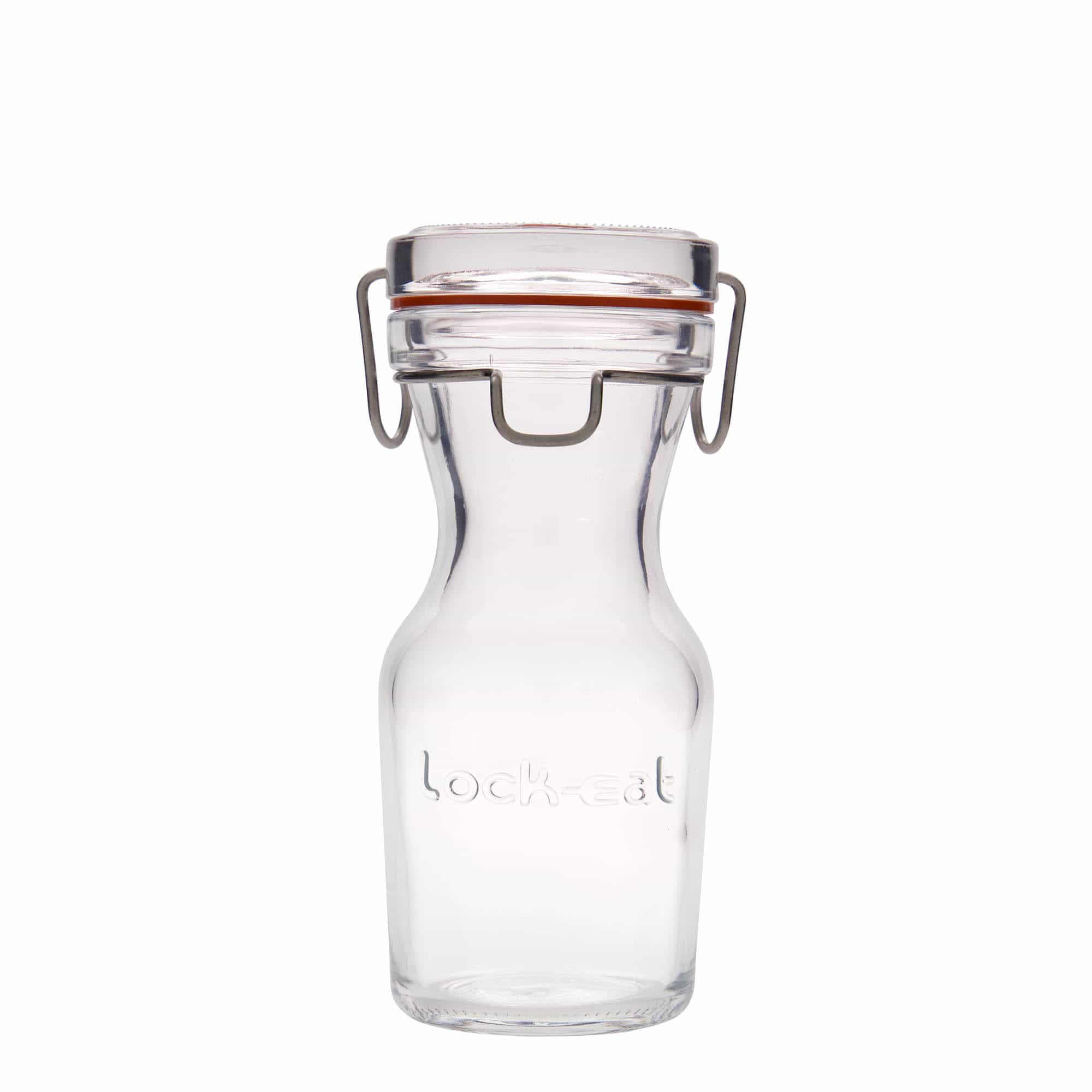 250 ml Glaskaraffe 'Lock-Eat', Mündung: Drahtbügelverschluss