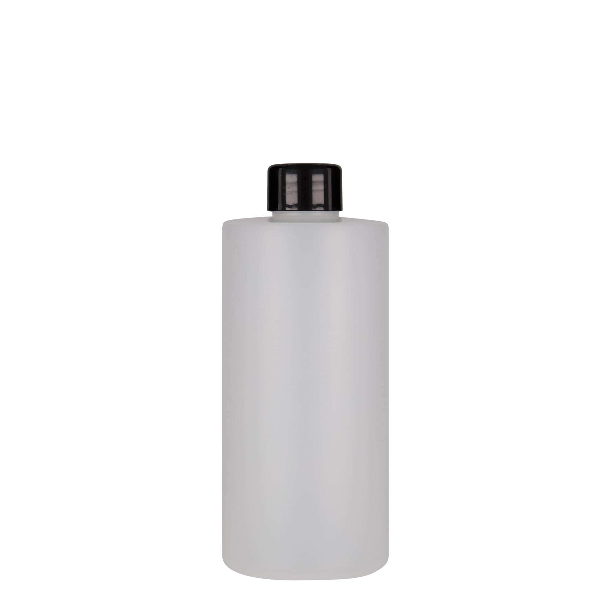 300 ml Kunststoffflasche 'Pipe', HDPE, weiß, Mündung: 24/410