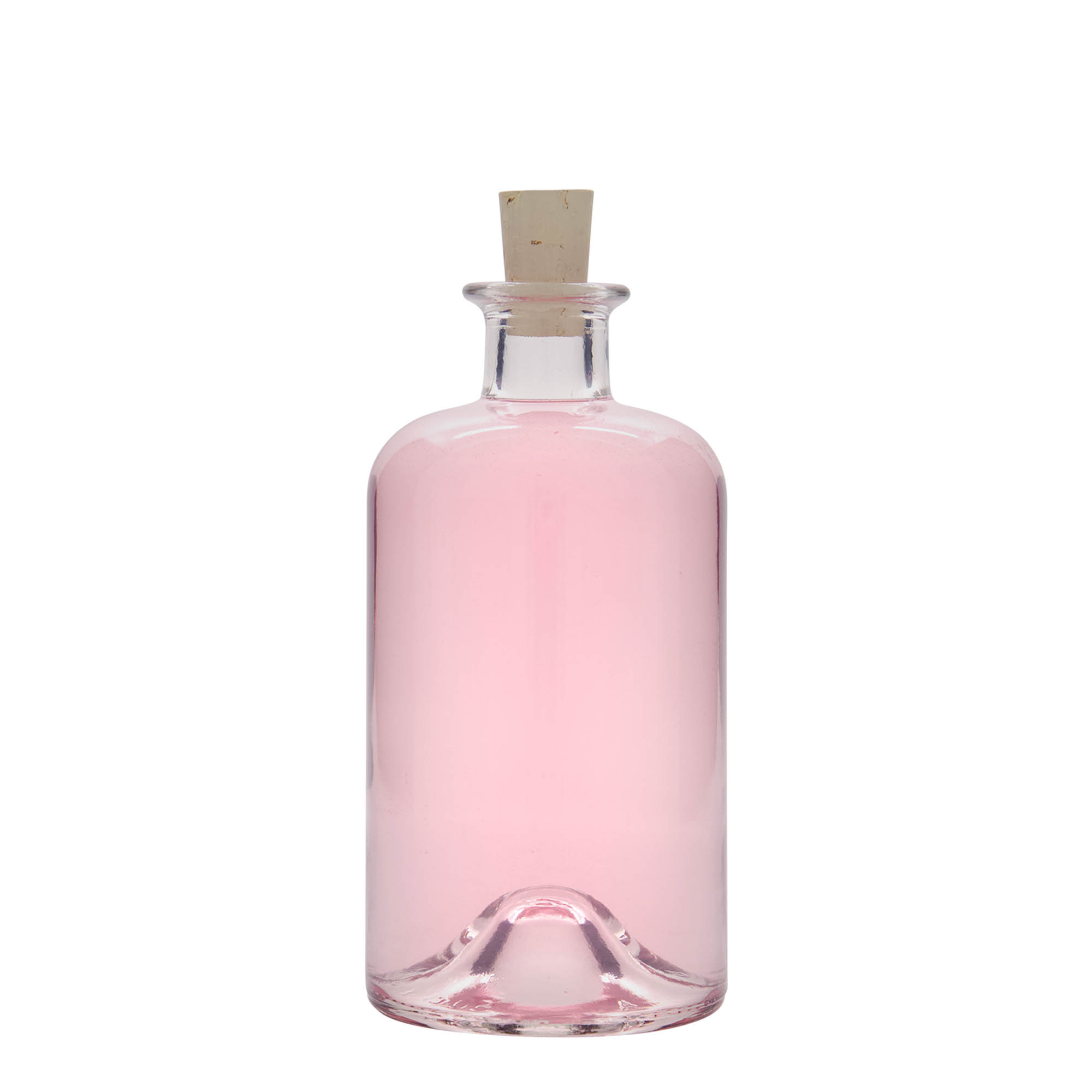 500 ml Glasflasche Apotheker „Doktor“, Mündung: Kork