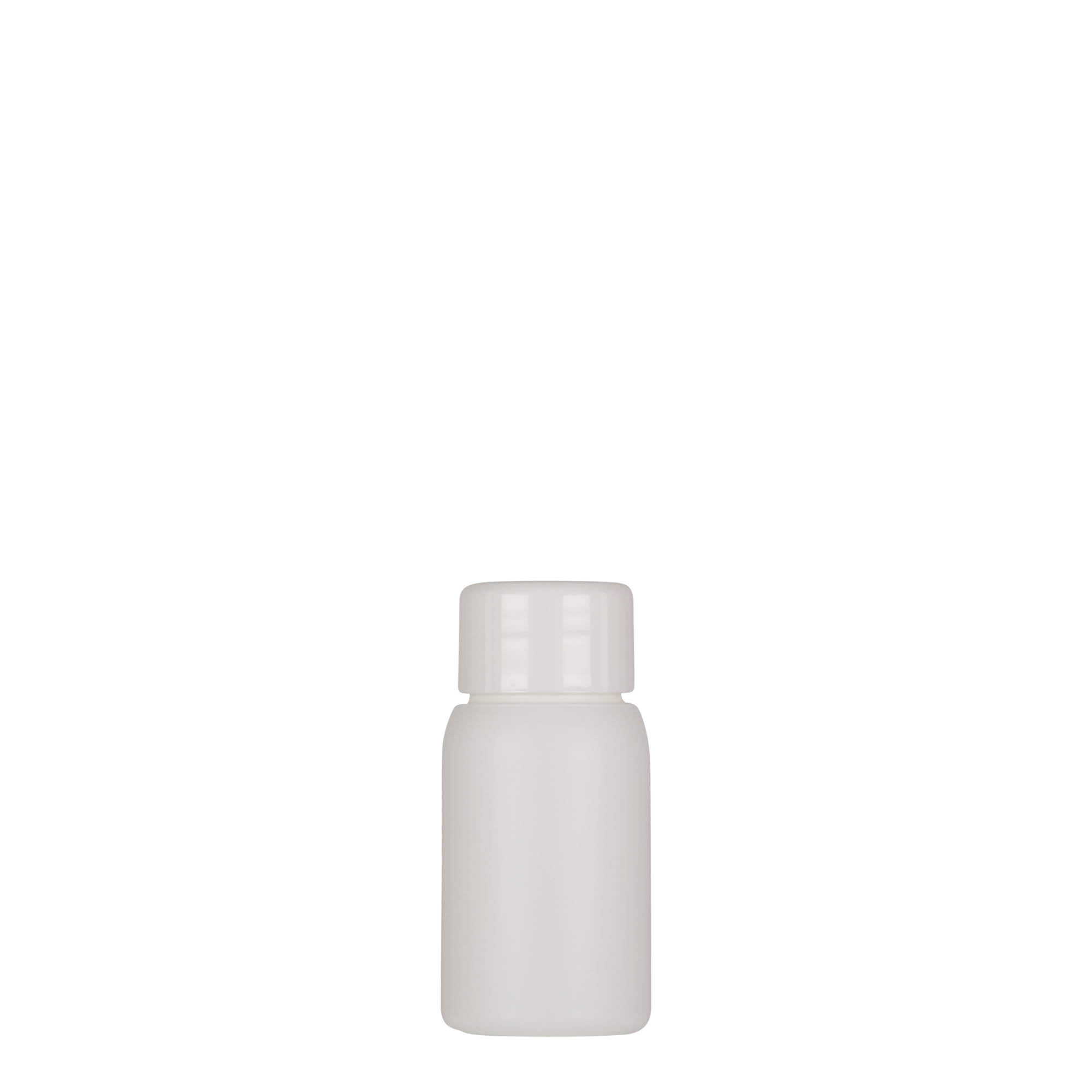 30 ml Kunststoffflasche 'Tuffy', HDPE, weiß, Mündung: 24/410