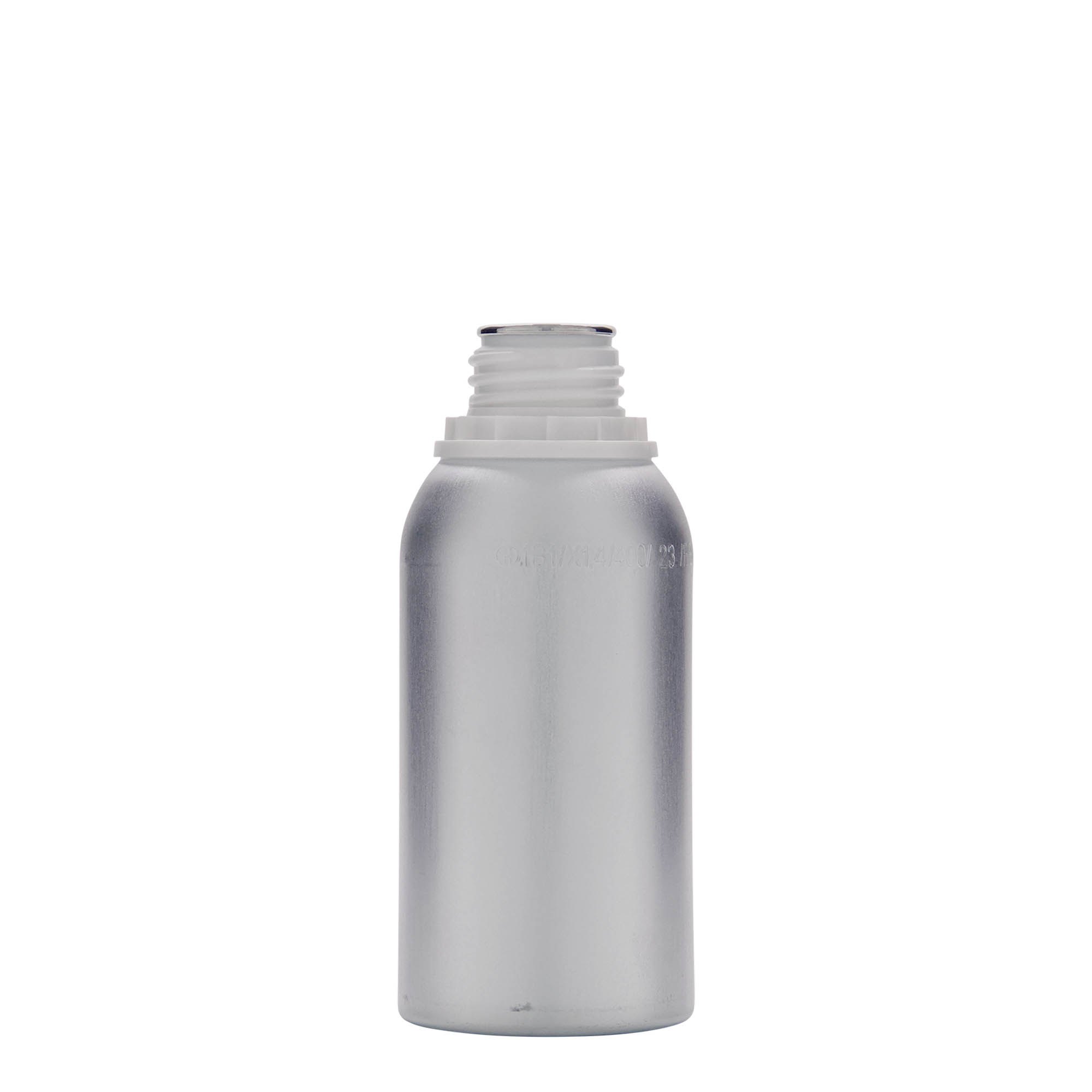 275 ml Aluminiumflasche, Metall, silber, Mündung: DIN 32 275 ml Aluminiumflasche, Metall, silber, Mündung: DIN 32