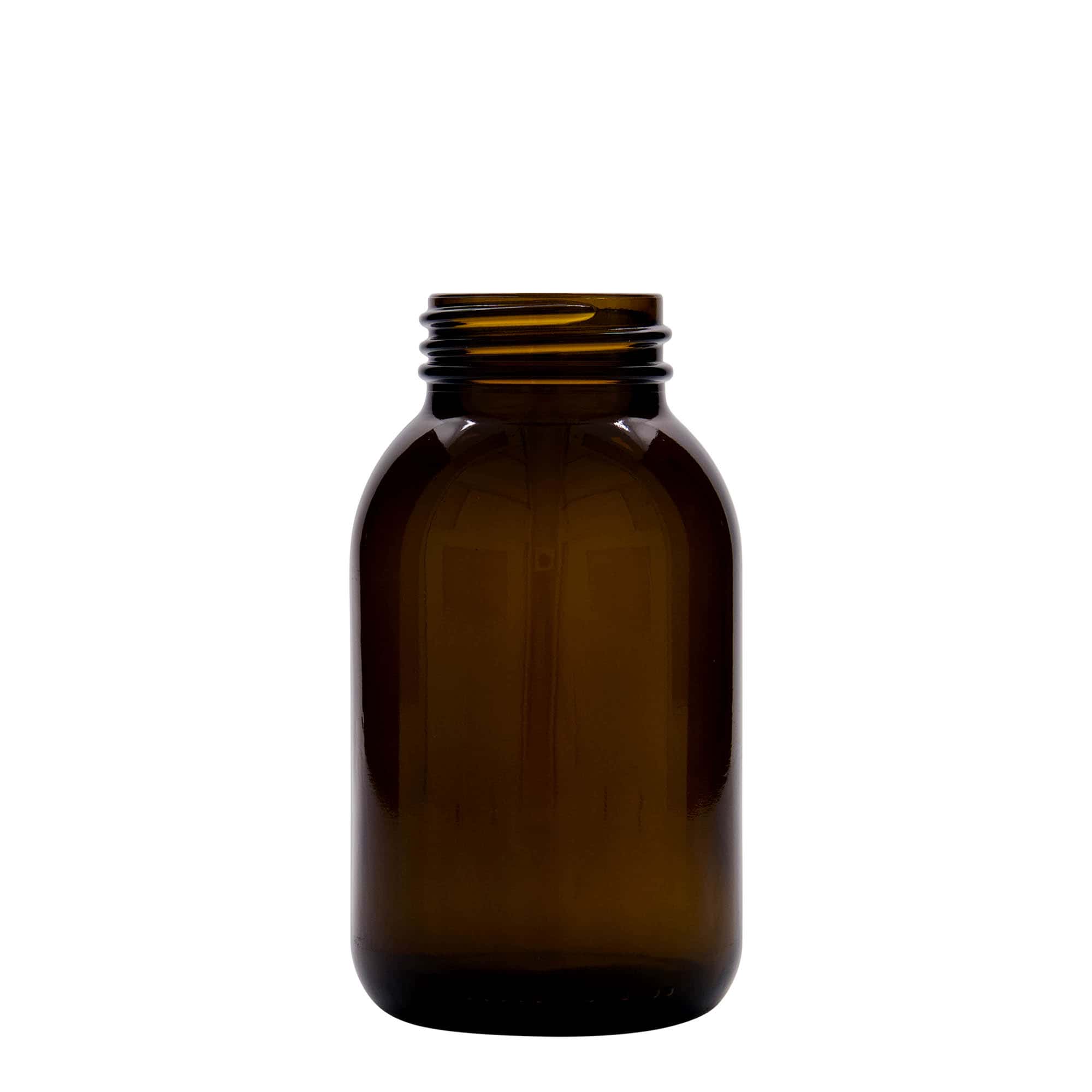 500 ml Weithalsglas, braun, Mündung: DIN 55 500 ml Weithalsglas, braun, Mündung: DIN 55