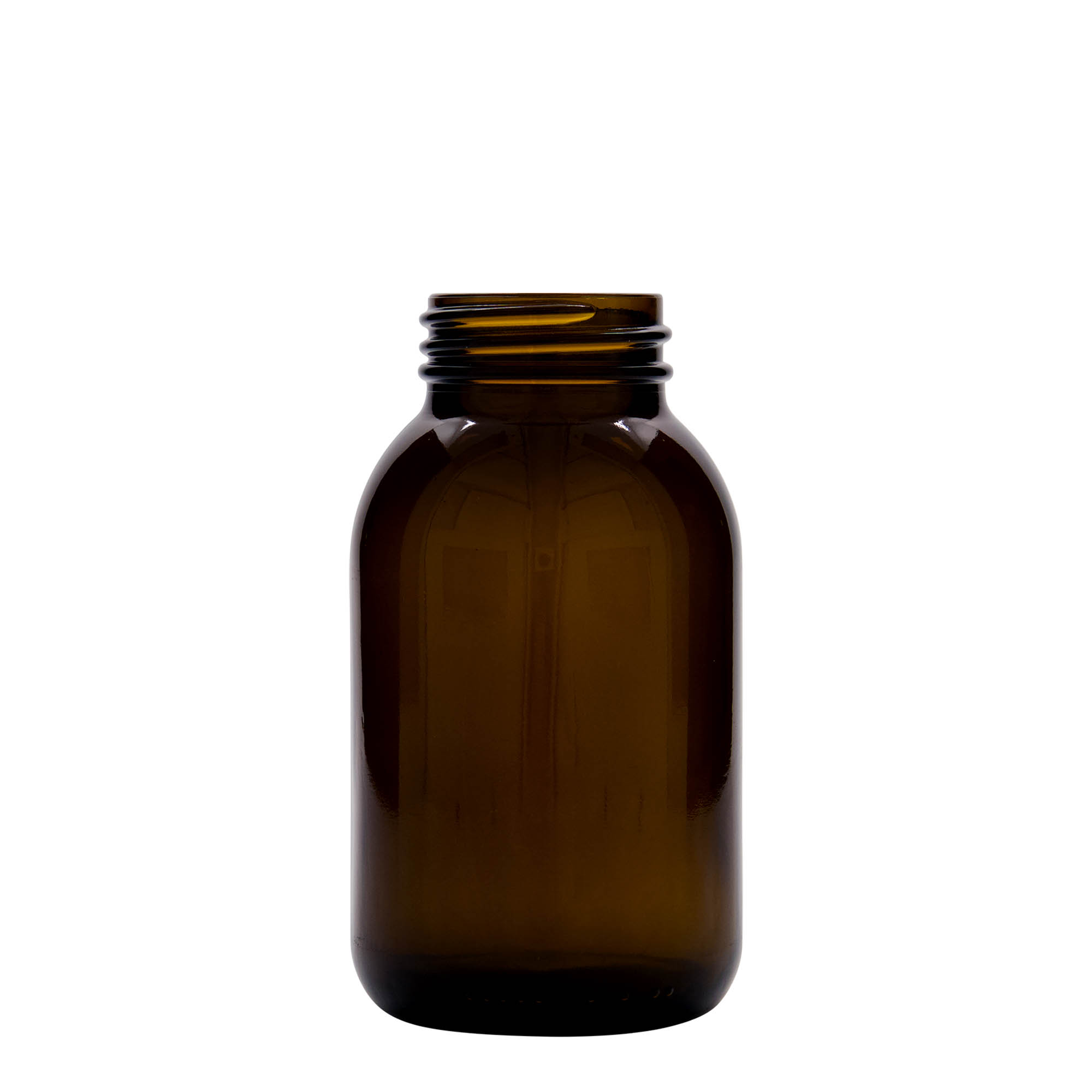 500 ml Weithalsglas, braun, Mündung: DIN 55 500 ml Weithalsglas, braun, Mündung: DIN 55