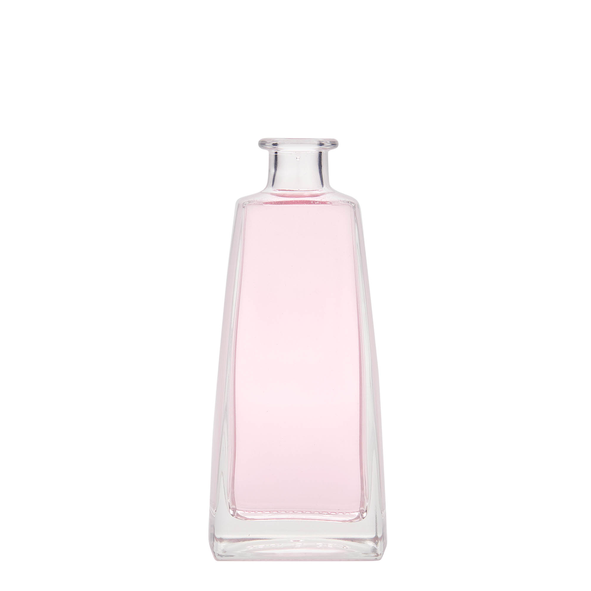 350 ml Glasflasche 'Timmy', rechteckig, Mündung: Kork