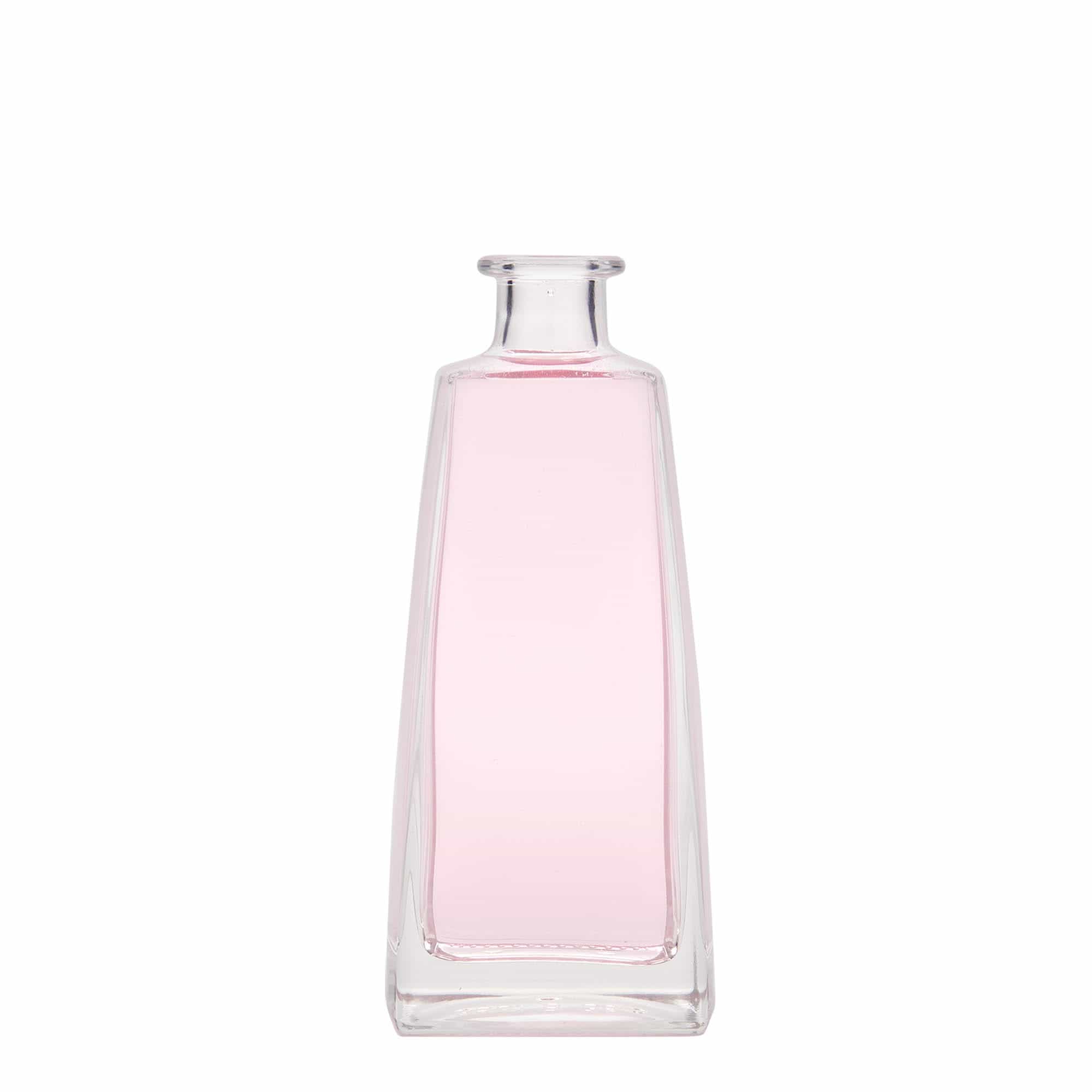 350 ml Glasflasche „Timmy“, rechteckig, Mündung: Kork