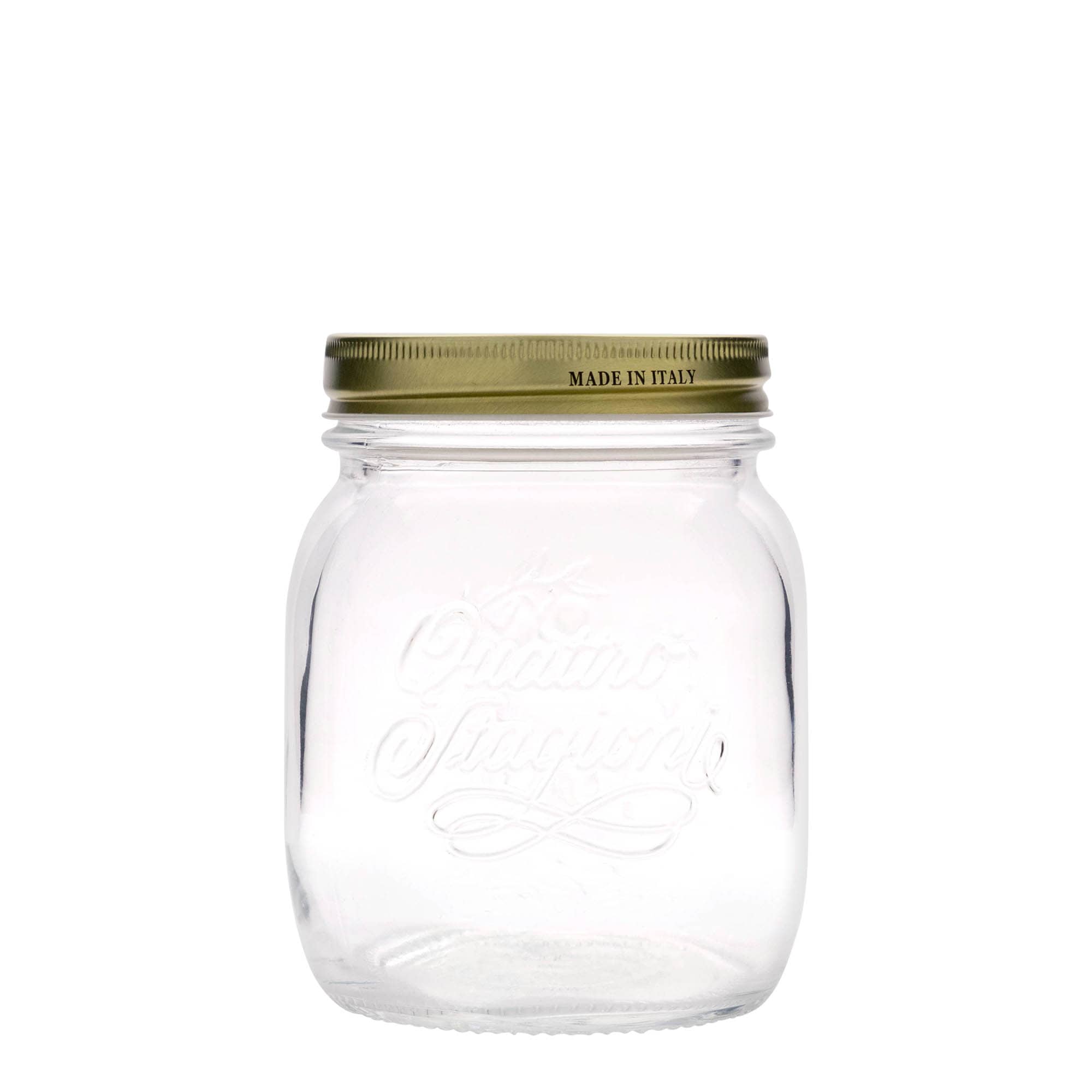 700 ml Glas „Quattro Stagioni“, Mündung: Schraubverschluss