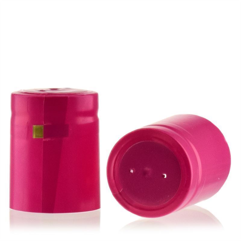 Schrumpfkapsel 32x41, PVC-Kunststoff, pink