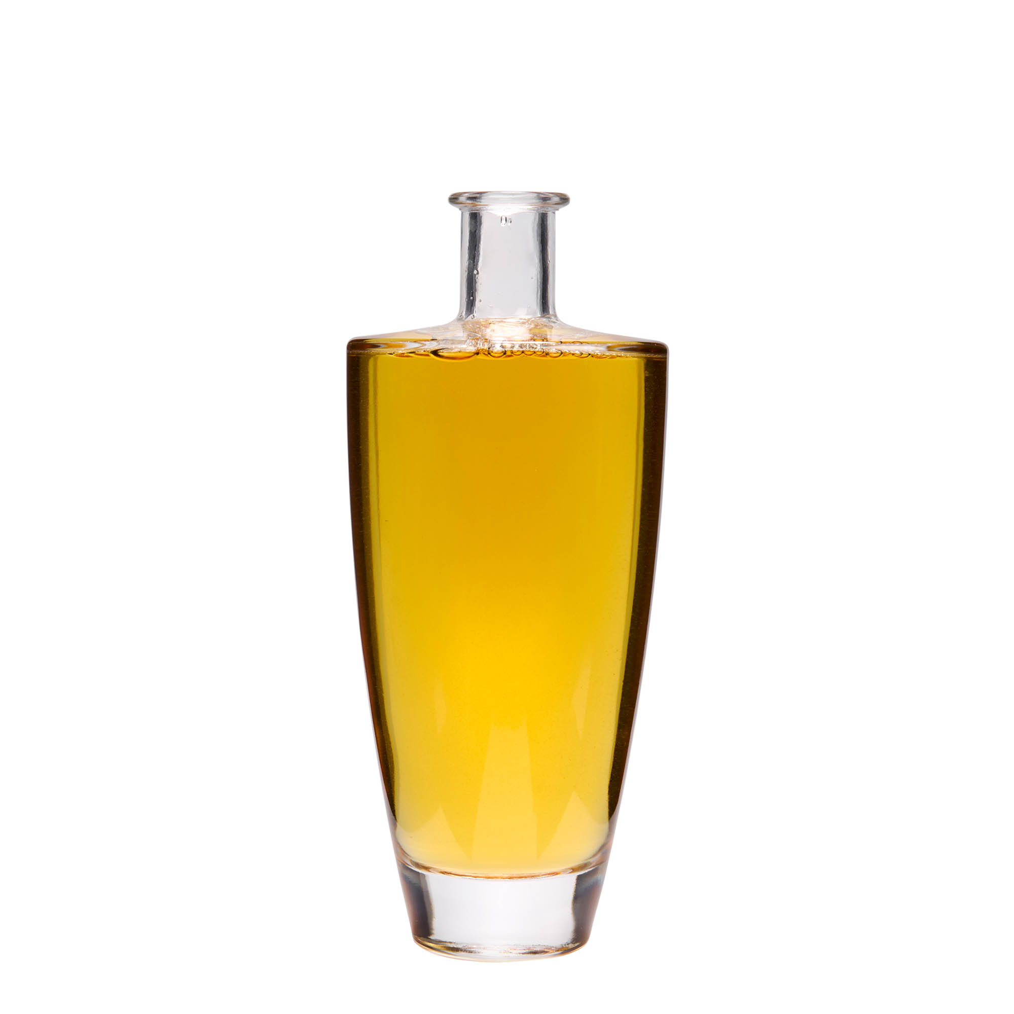 500 ml Glasflasche 'Vanessa', oval, Mündung: Kork