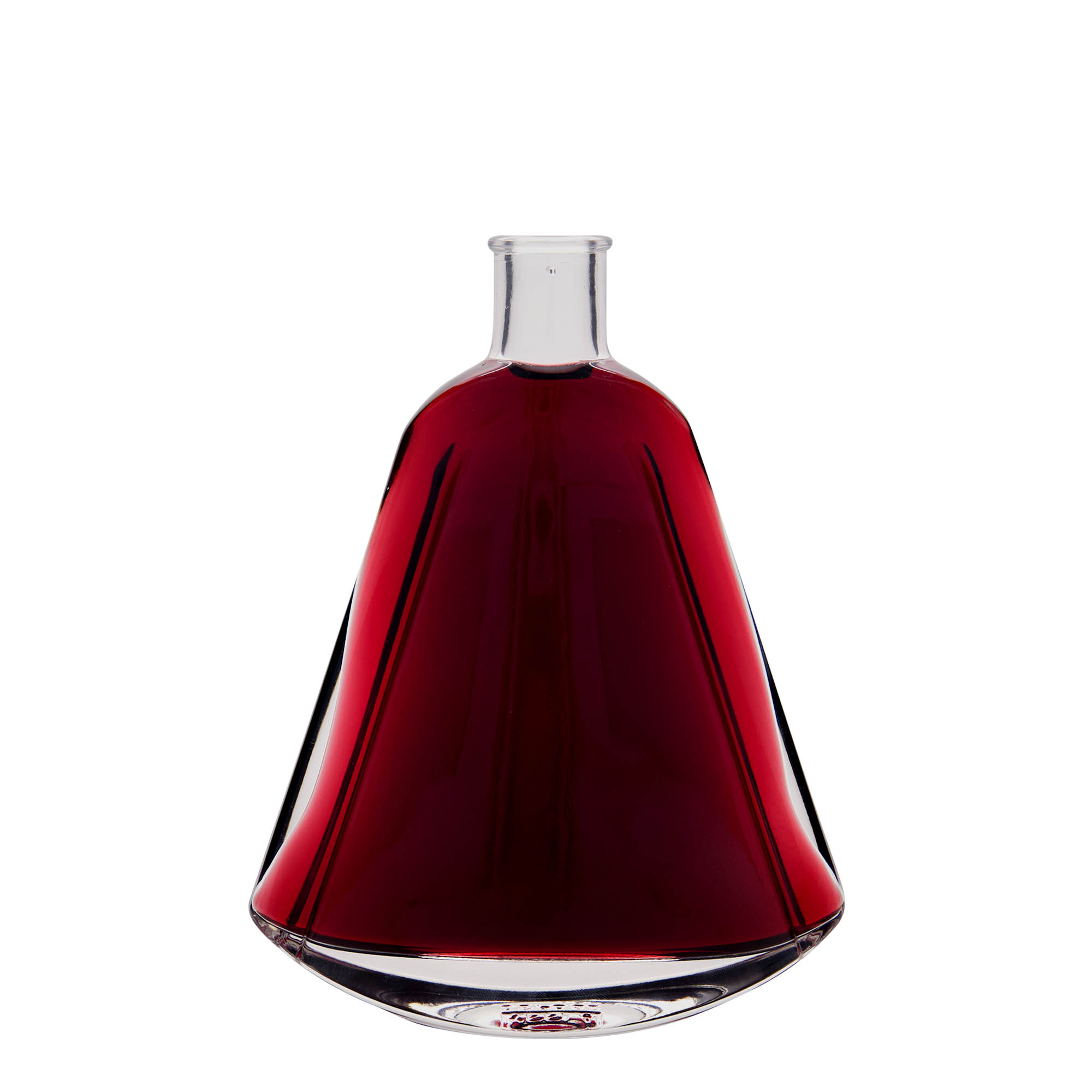 350 ml Glasflasche 'Maurizio', oval, Mündung: Kork
