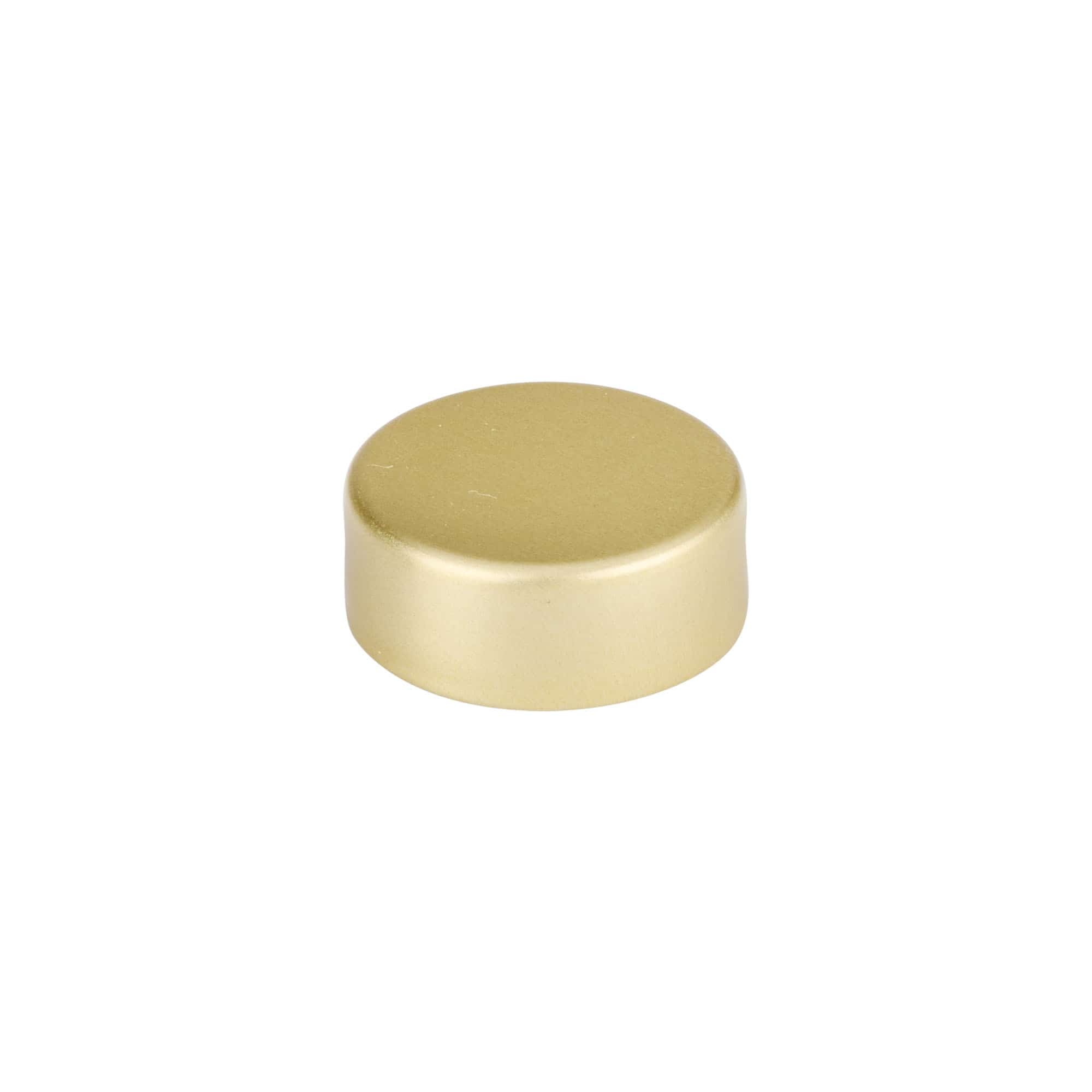 Schraubverschluss, Metall, gold, für Mündung: GPI 28/400