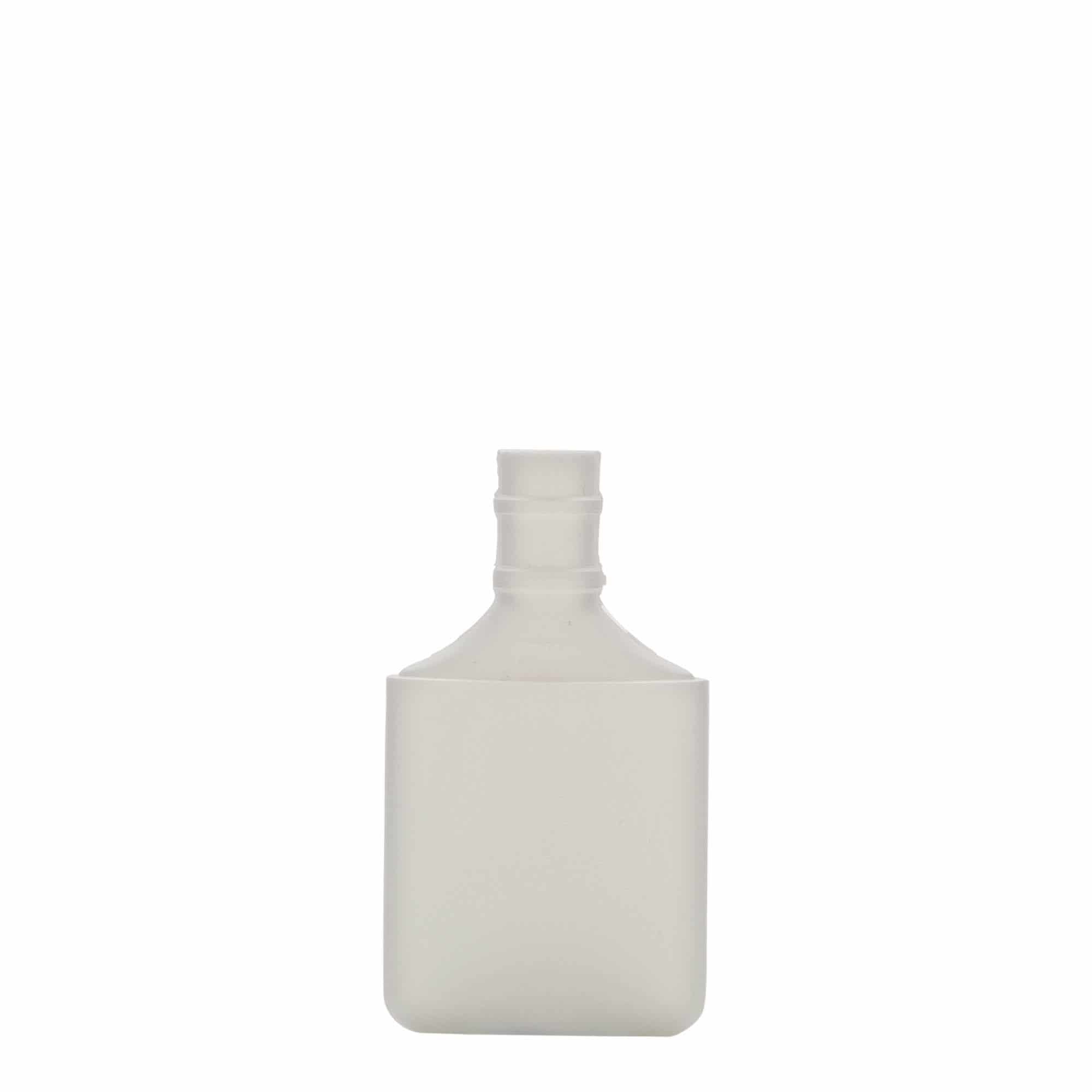 30 ml Tubenflasche, oval, HDPE-Kunststoff, weiß, Mündung: Schraubverschluss