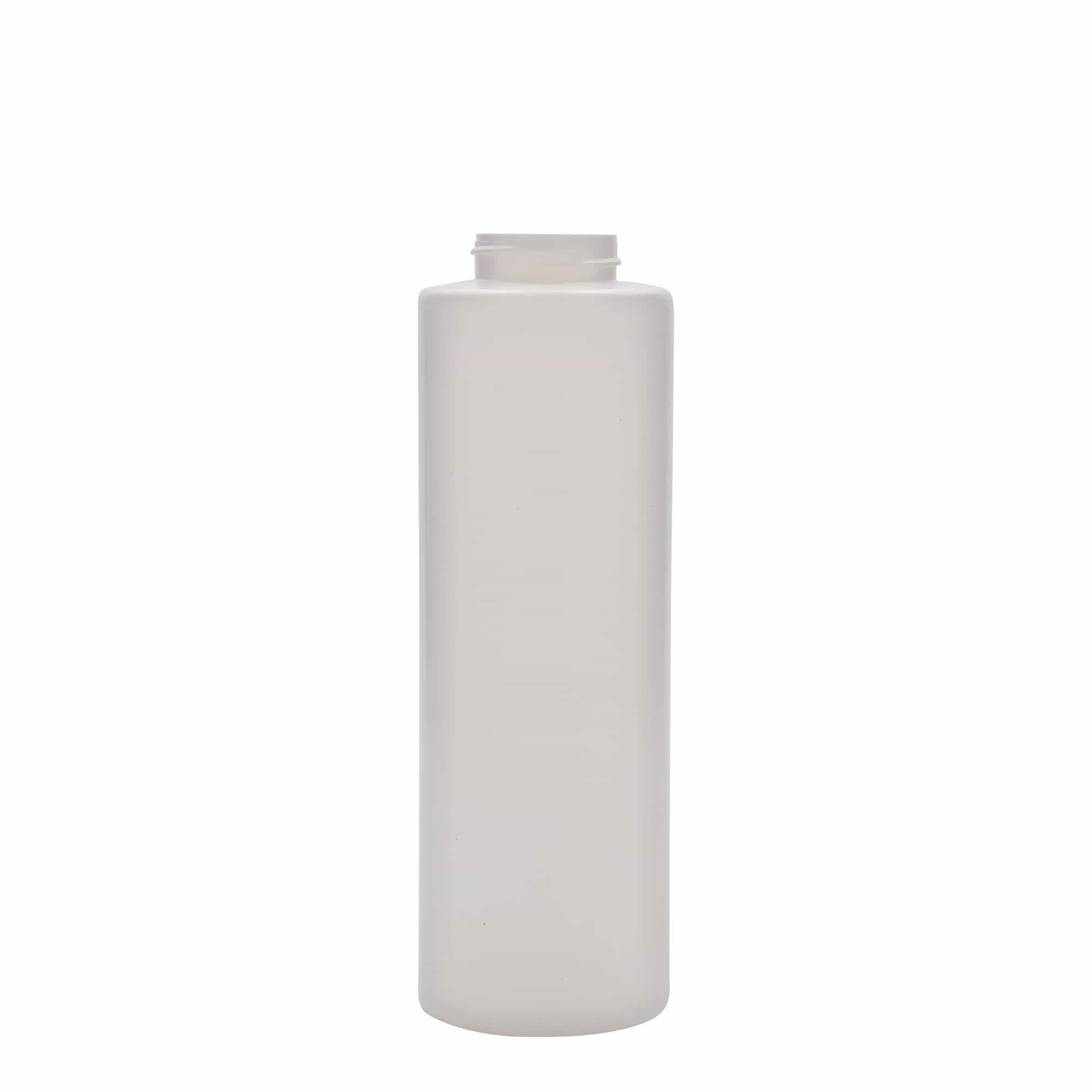 500 ml Soßenflasche, LDPE-Kunststoff, weiß, Mündung: 38/400