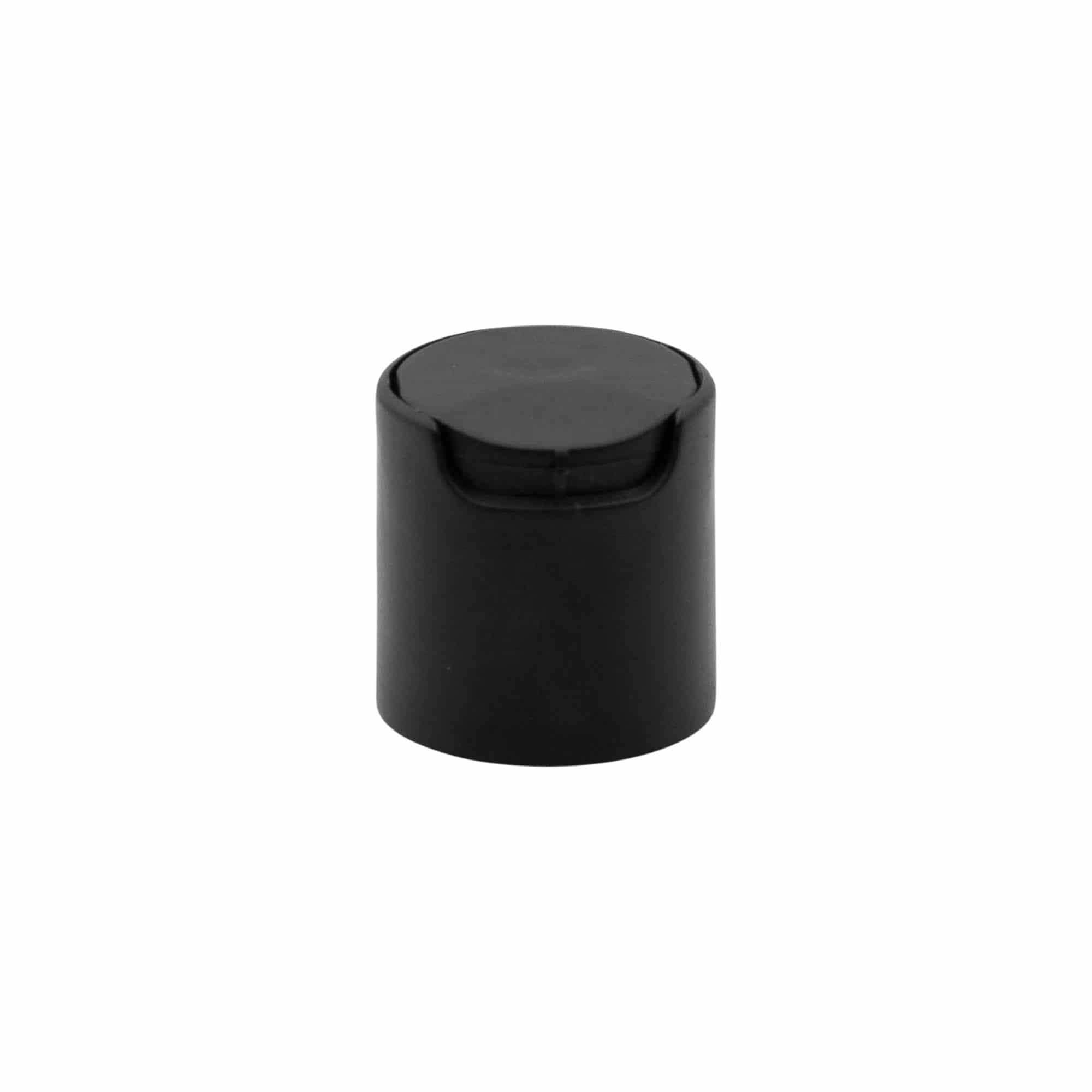 Schraubverschluss Disc Top, PP-Kunststoff, schwarz, für Mündung: 24/410