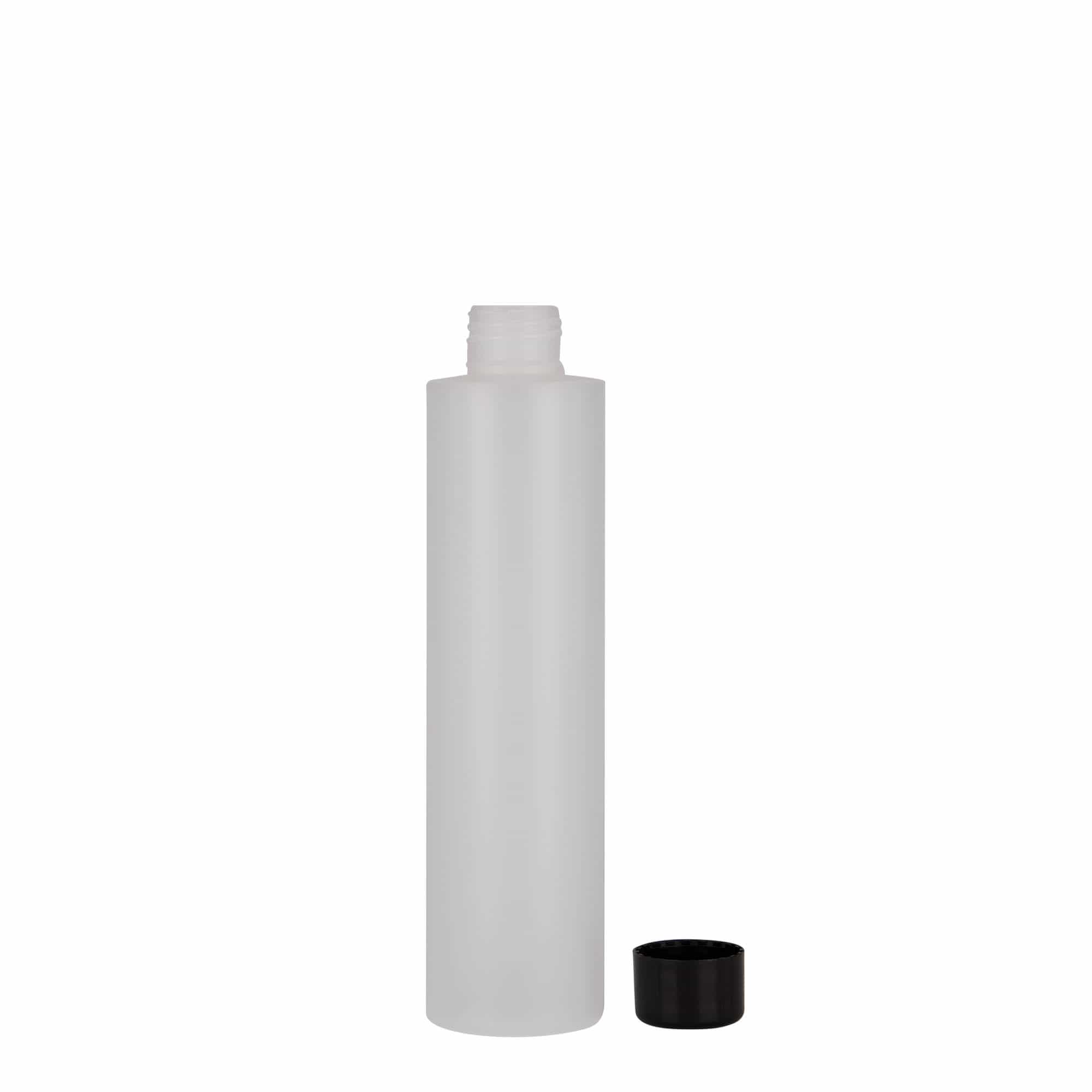 200 ml Kunststoffflasche 'Pipe', HDPE, natur, Mündung: 24/410