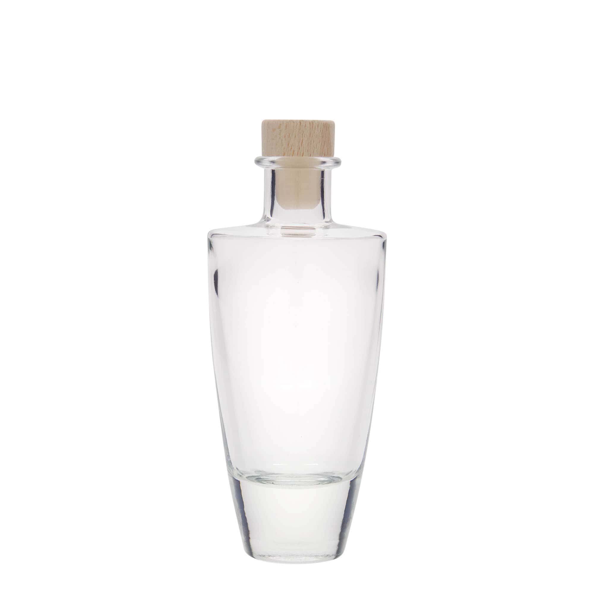 200 ml Glasflasche „Vanessa“, oval, Mündung: Kork